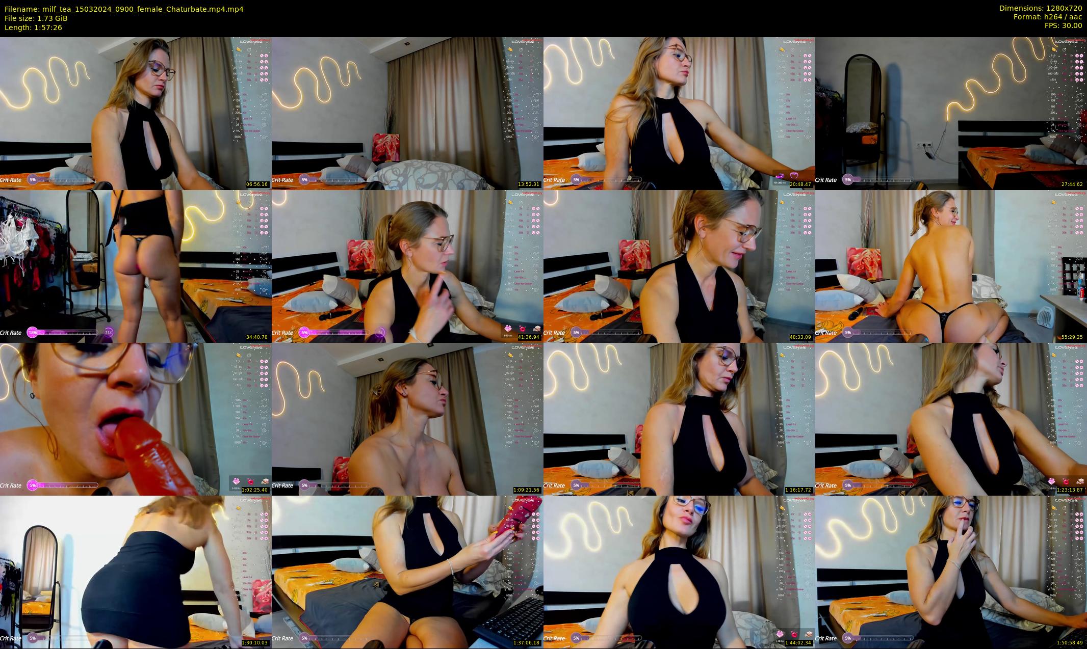milf_tea — 118 minute Chaturbate female cam show recording, 720p, Mar 15, 2024
