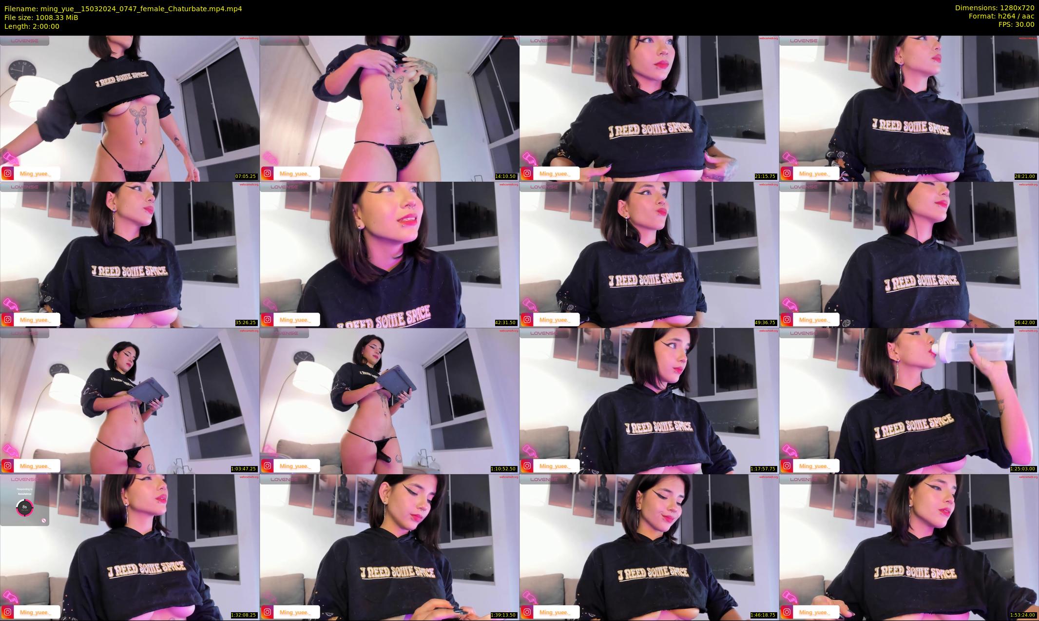 ming_yue_ — 120 minute Chaturbate female cam show recording, 720p, Mar 15, 2024