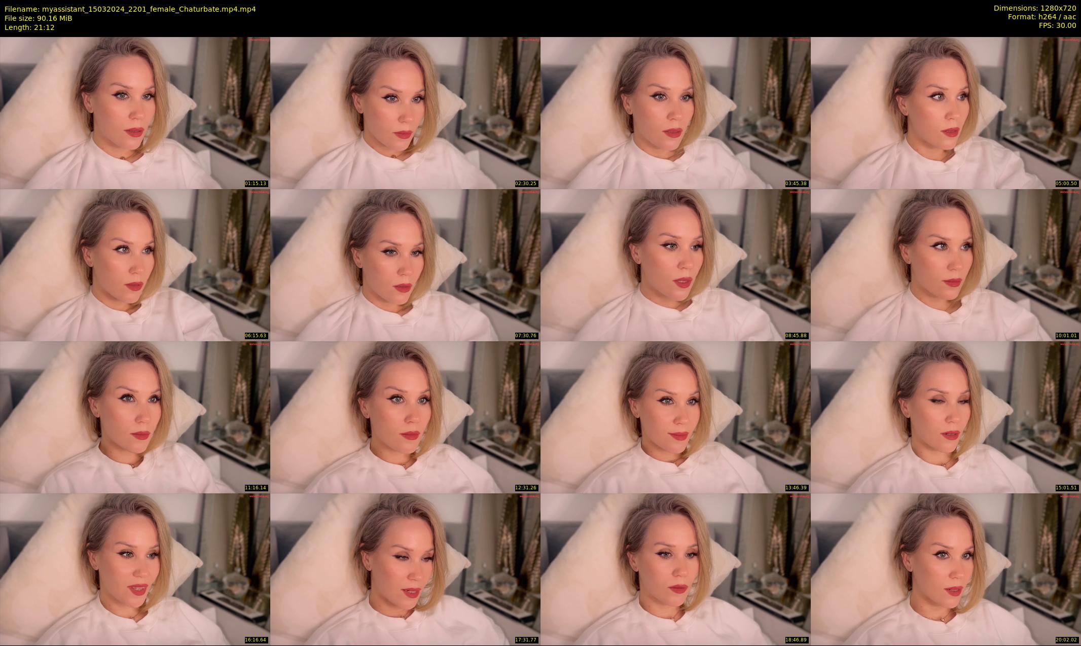 myassistant — 22 minute Chaturbate female cam show recording, 720p, Mar 15, 2024