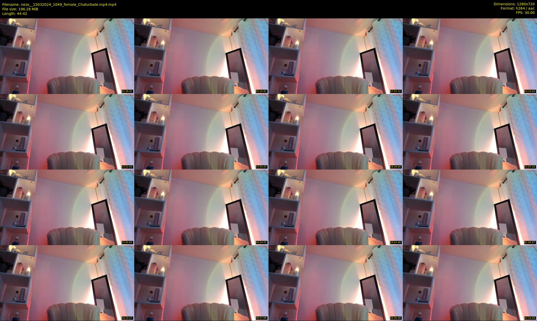 nezo_ — 45 minute Chaturbate female cam show recording, 720p, Mar 15, 2024