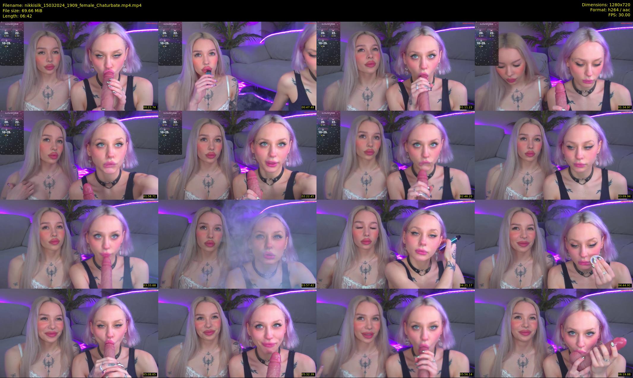 nikkisilk — 7 minute Chaturbate female cam show recording, 720p, Mar 15, 2024