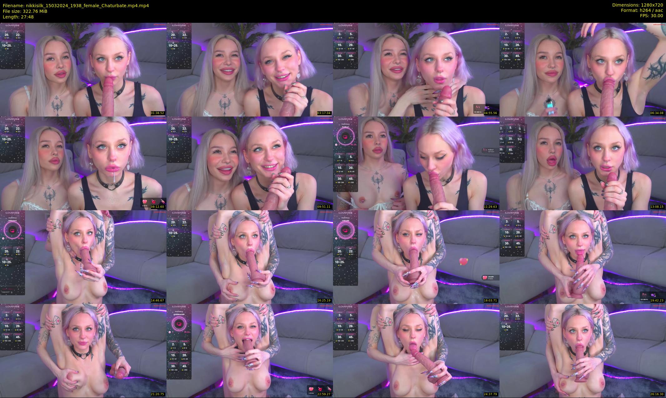 nikkisilk — 28 minute Chaturbate female cam show recording, 720p, Mar 15, 2024