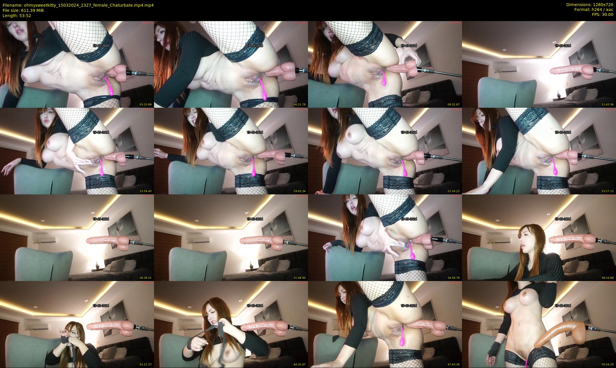 ohmysweetkitty — 54 minute Chaturbate female cam show recording, 720p, Mar 15, 2024