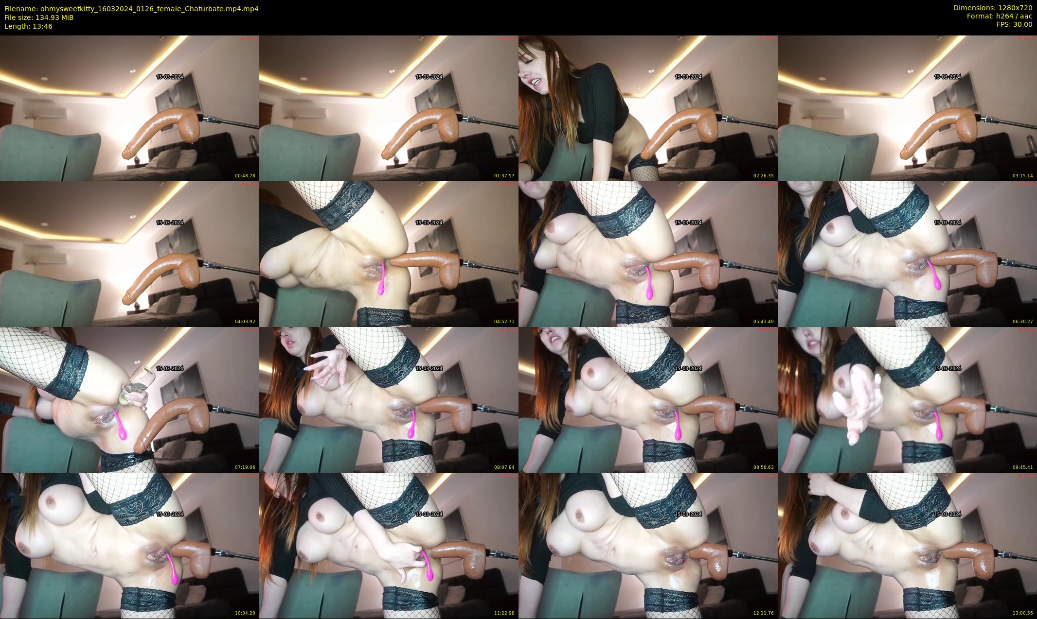 ohmysweetkitty — 14 minute Chaturbate female cam show recording, 720p, Mar 16, 2024