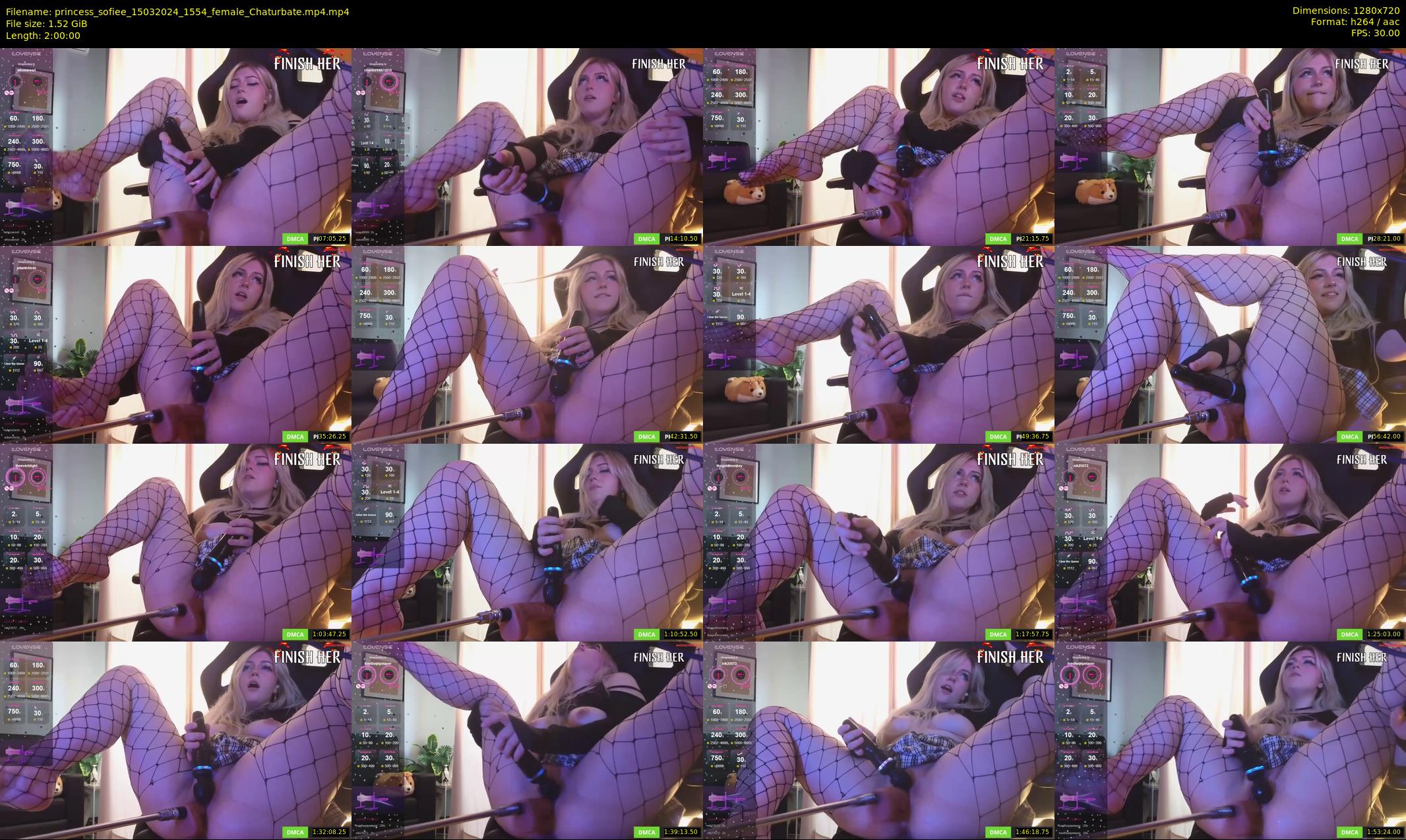 princess_sofiee — 120 minute Chaturbate female cam show recording, 720p, Mar 15, 2024