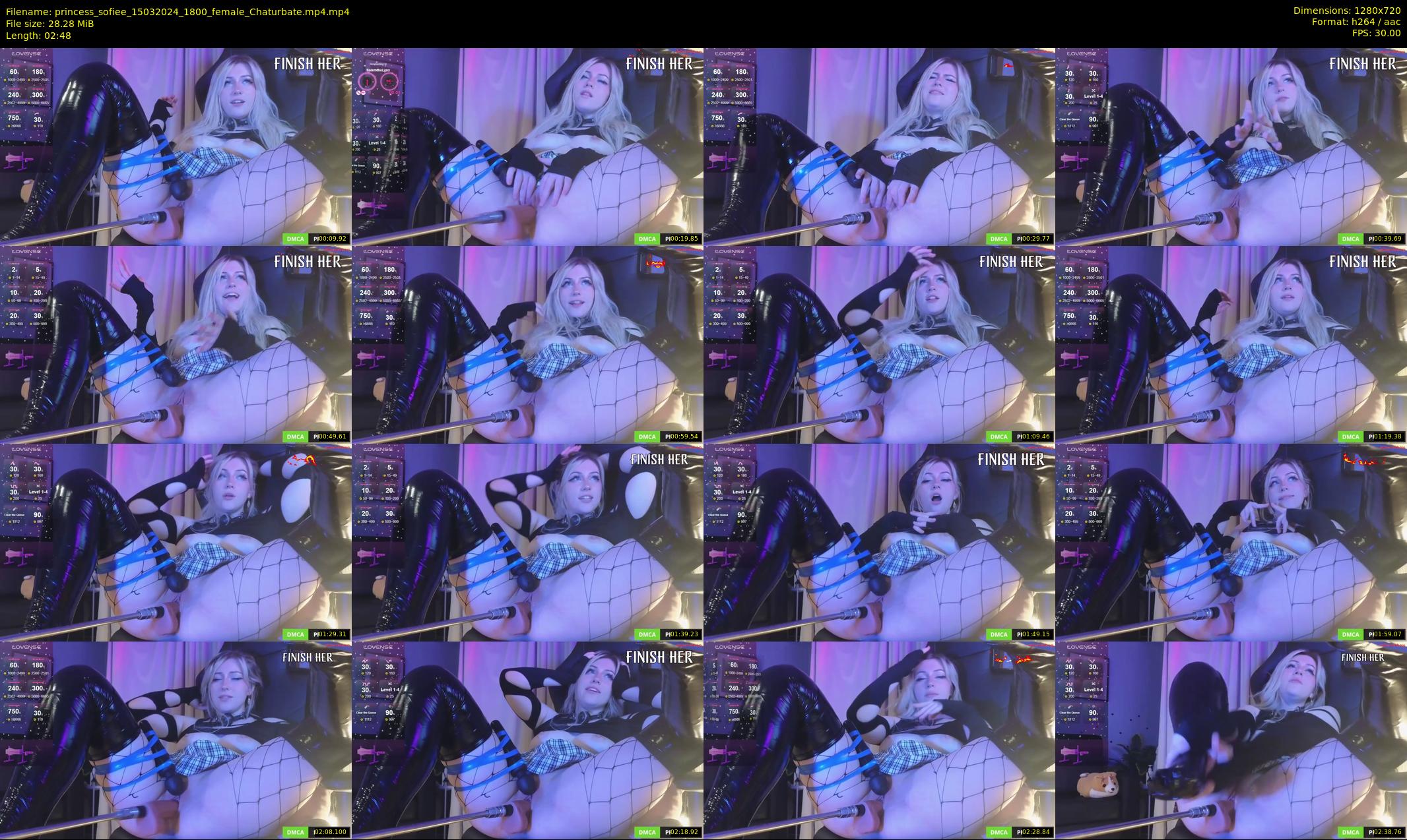 princess_sofiee — 3 minute Chaturbate female cam show recording, 720p, Mar 15, 2024
