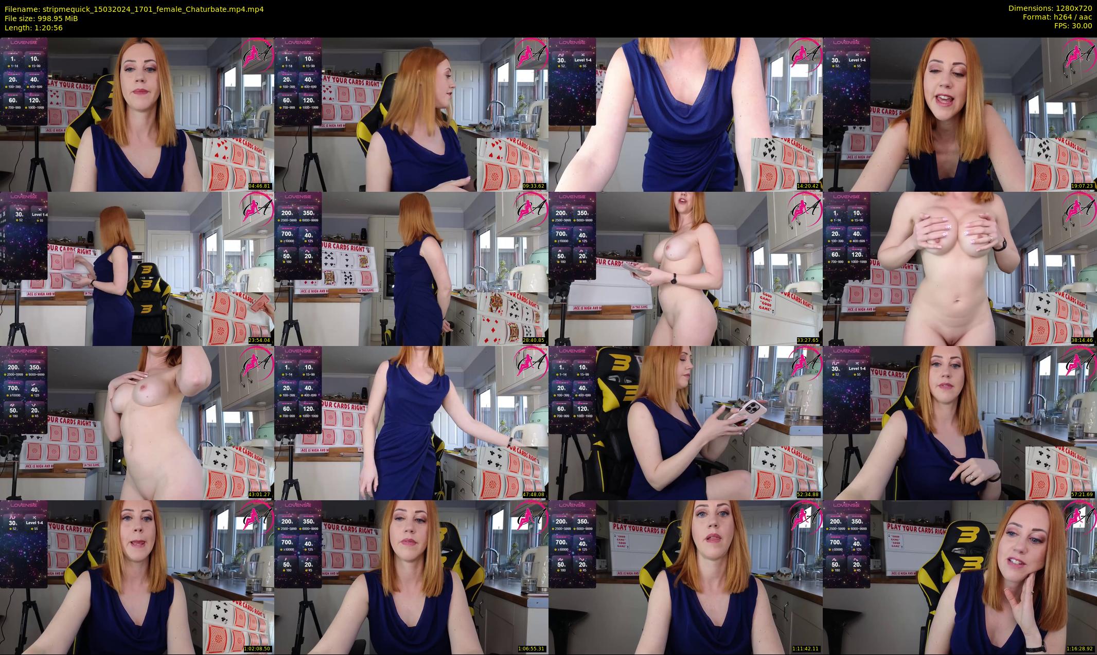 stripmequick — 81 minute Chaturbate female cam show recording, 720p, Mar 15, 2024
