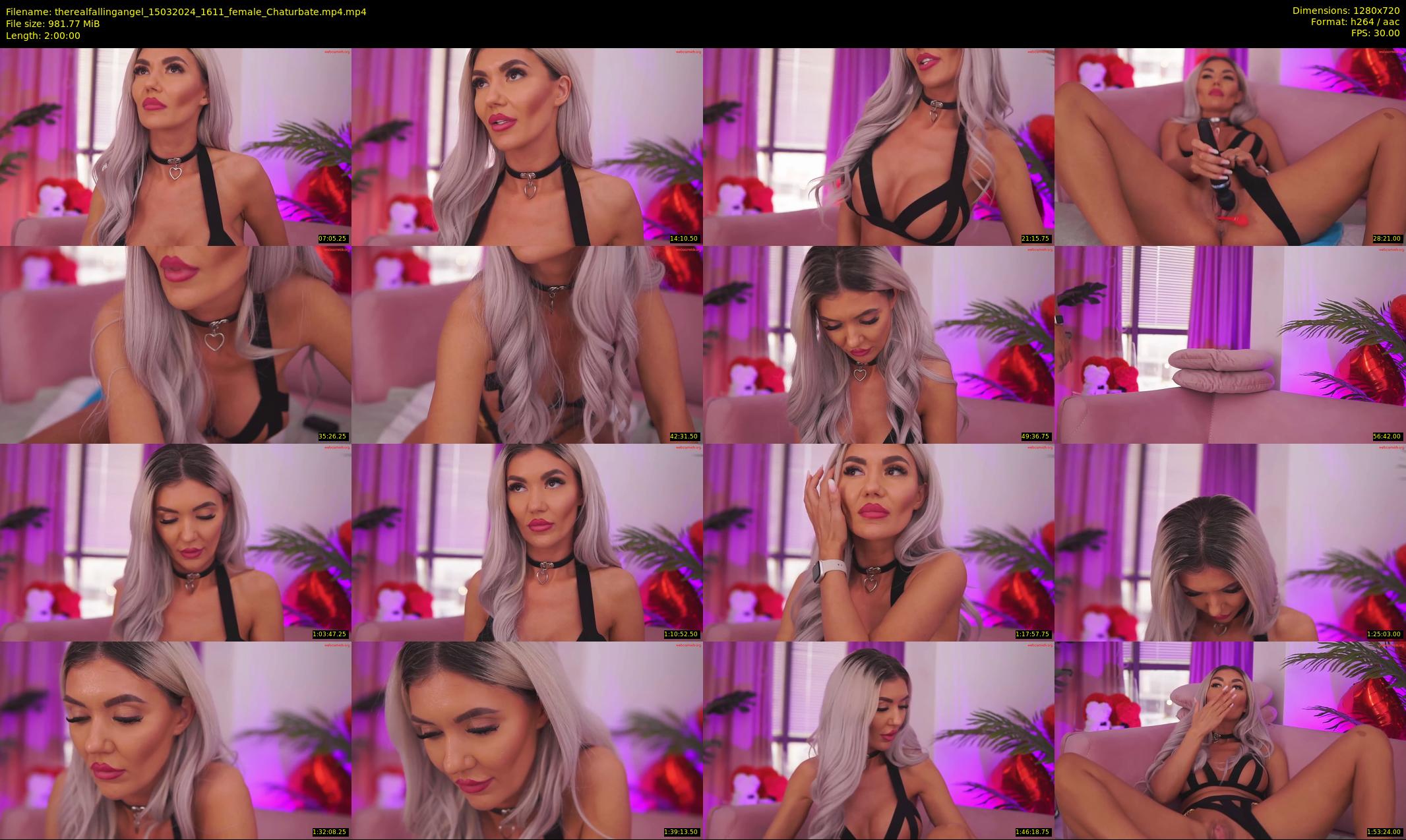 therealfallingangel — 120 minute Chaturbate female cam show recording, 720p, Mar 15, 2024