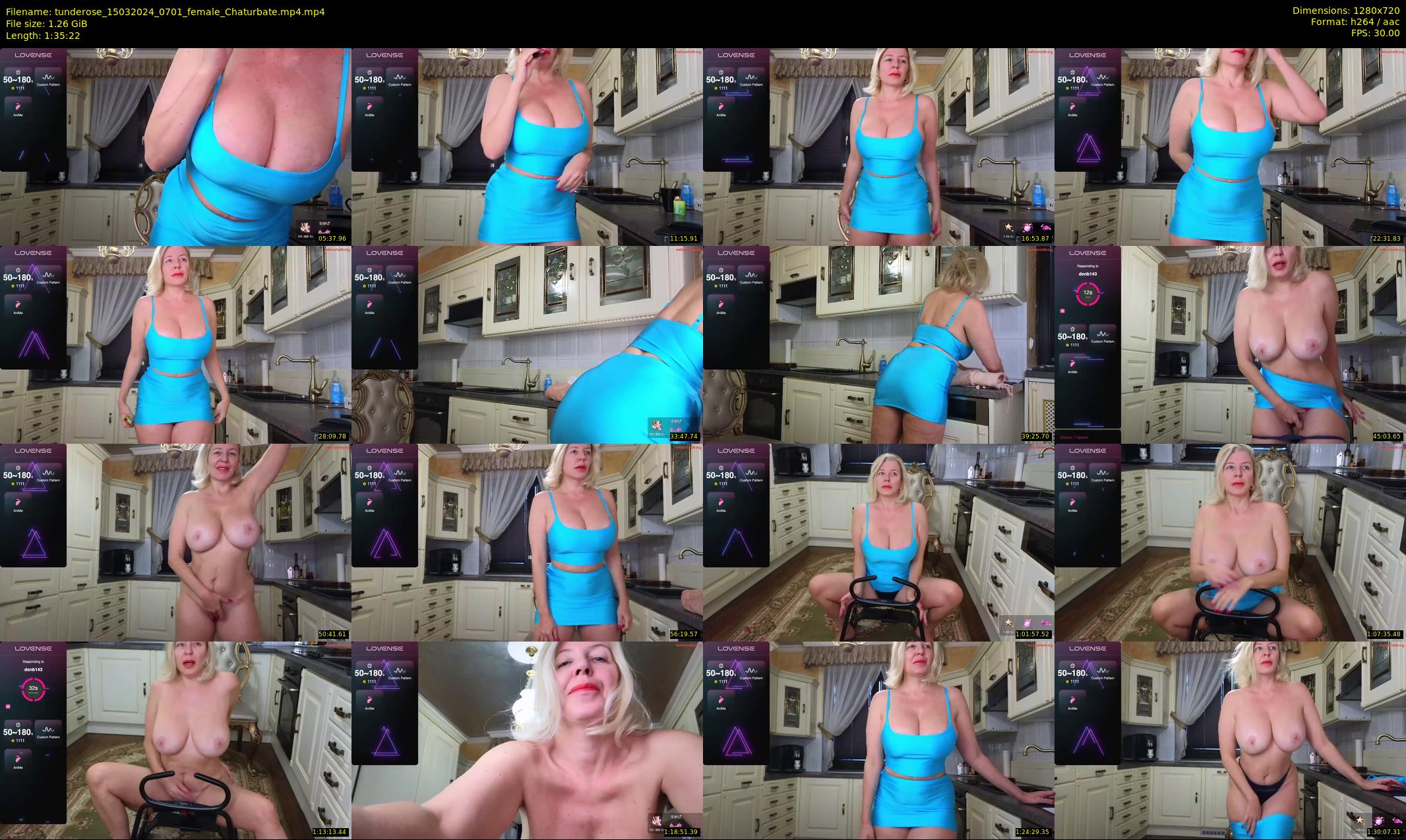 tunderose — 96 minute Chaturbate female cam show recording, 720p, Mar 15, 2024