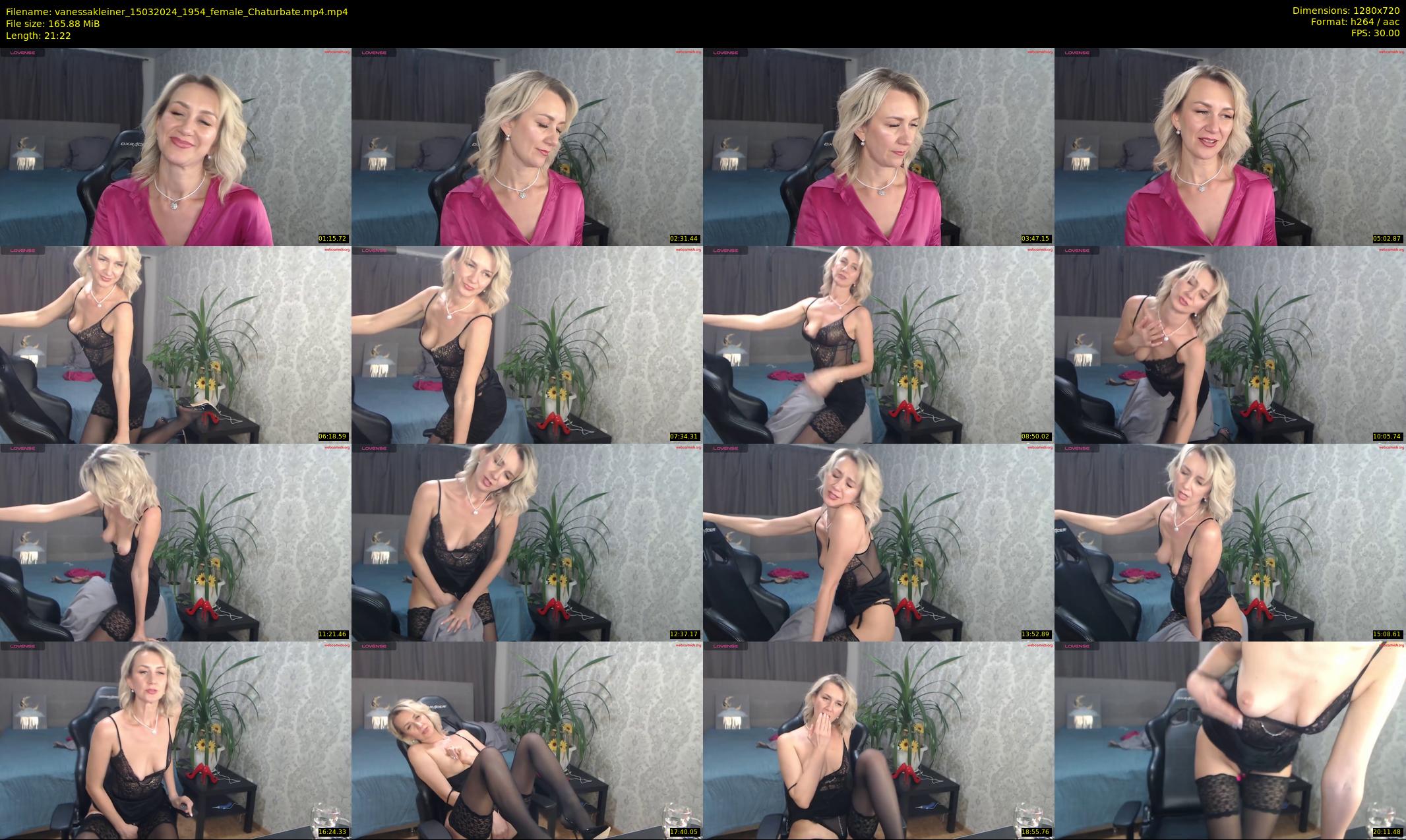 vanessakleiner — 22 minute Chaturbate female cam show recording, 720p, Mar 15, 2024