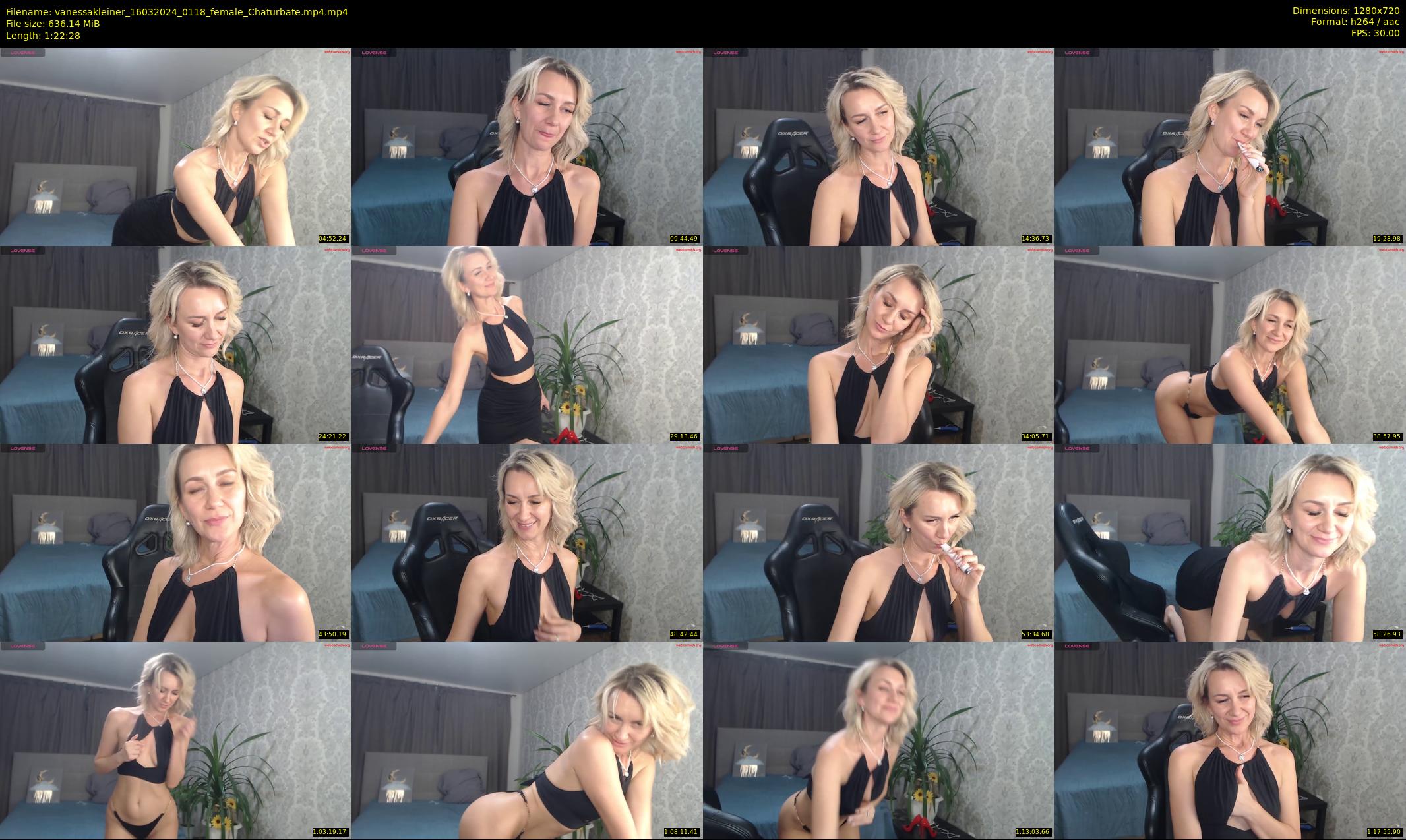vanessakleiner — 83 minute Chaturbate female cam show recording, 720p, Mar 16, 2024