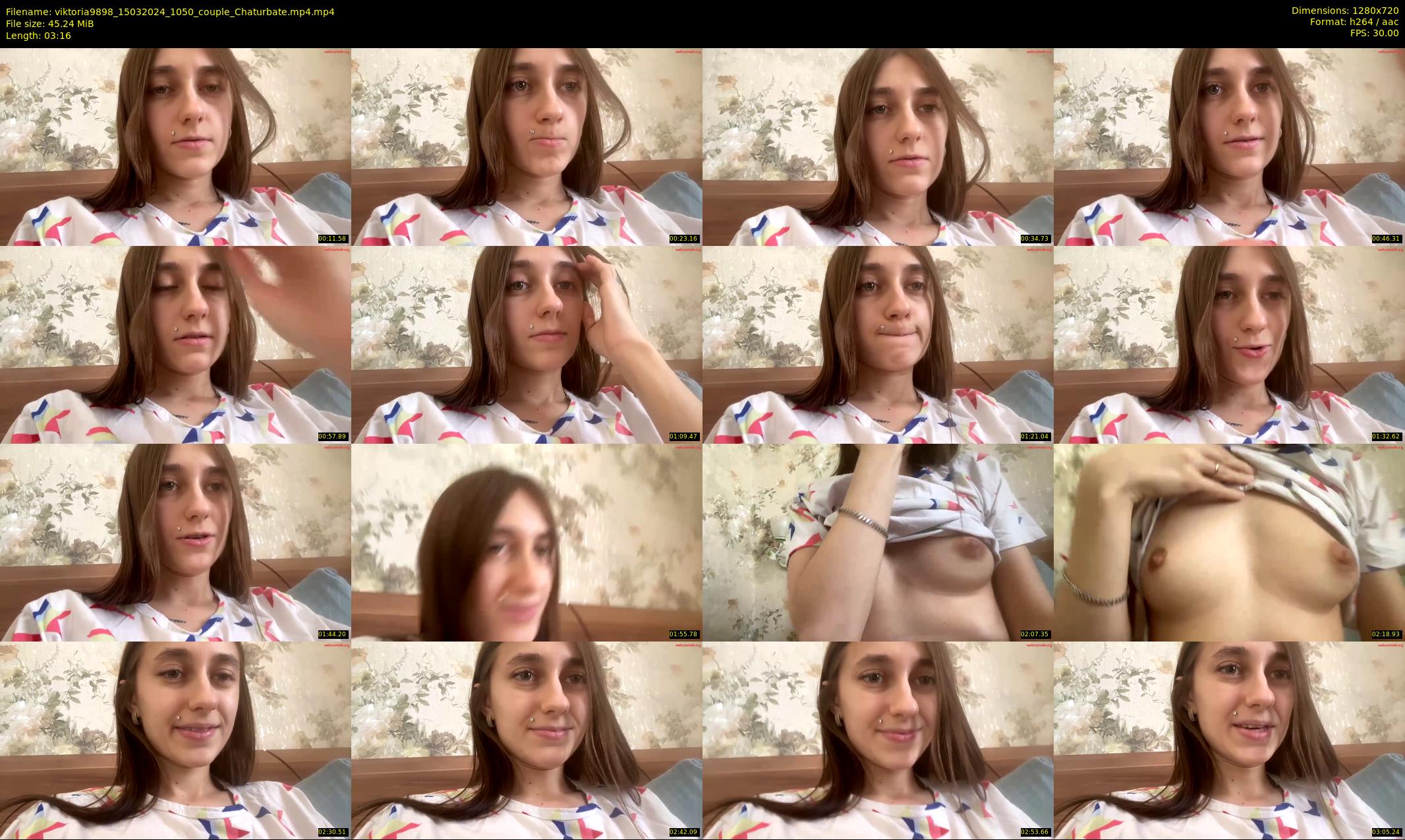 viktoria9898 — 4 minute Chaturbate couple cam show recording, 720p, Mar 15, 2024