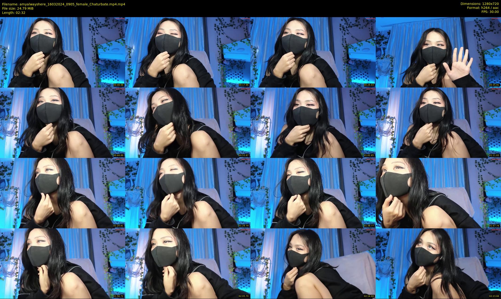 amyalwayshere — 3 minute Chaturbate female cam show recording, 720p, Mar 16, 2024