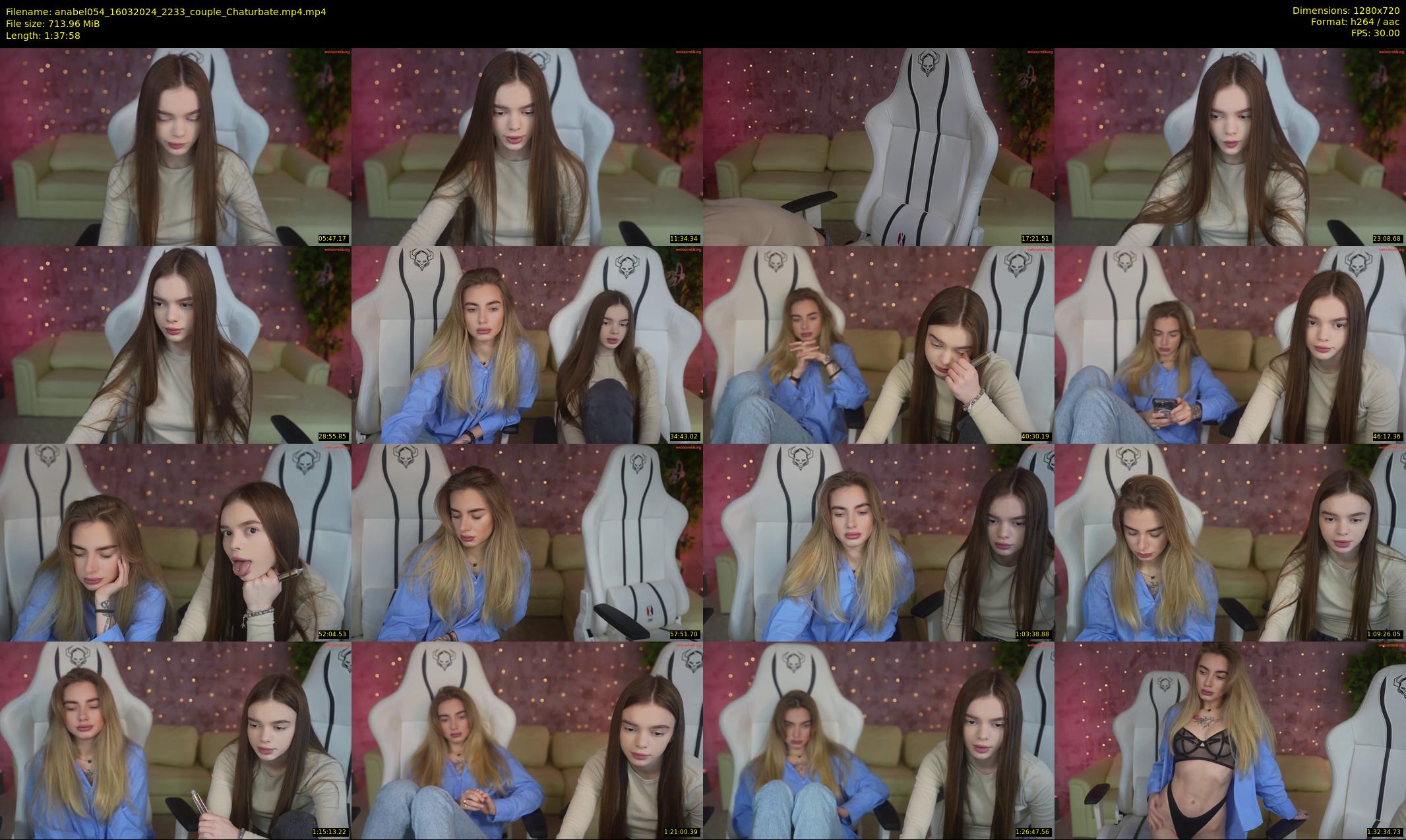 anabel054 — 98 minute Chaturbate female cam show recording, 720p, Mar 16, 2024