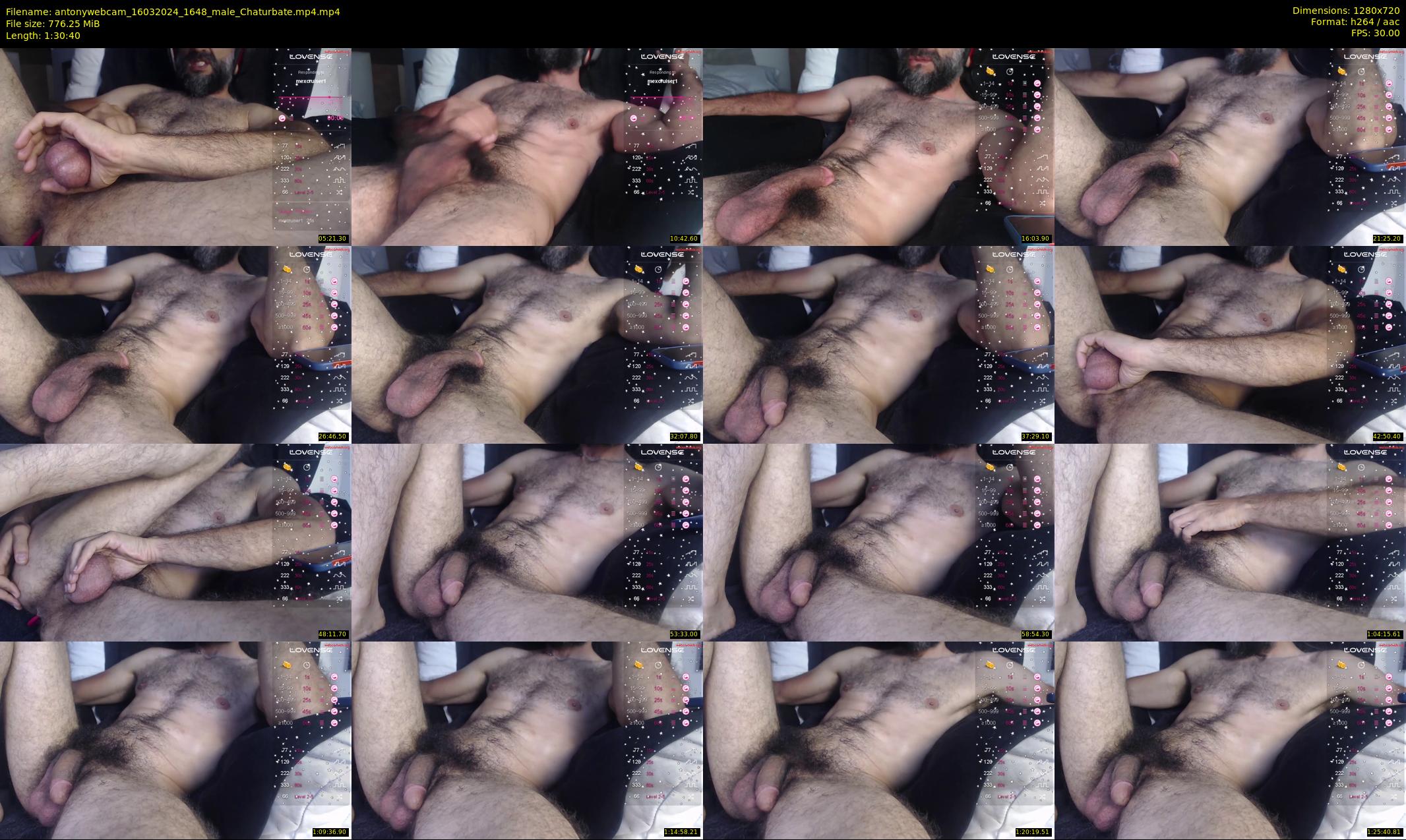 antonywebcam — 91 minute Chaturbate male cam show recording, 720p, Mar 16, 2024