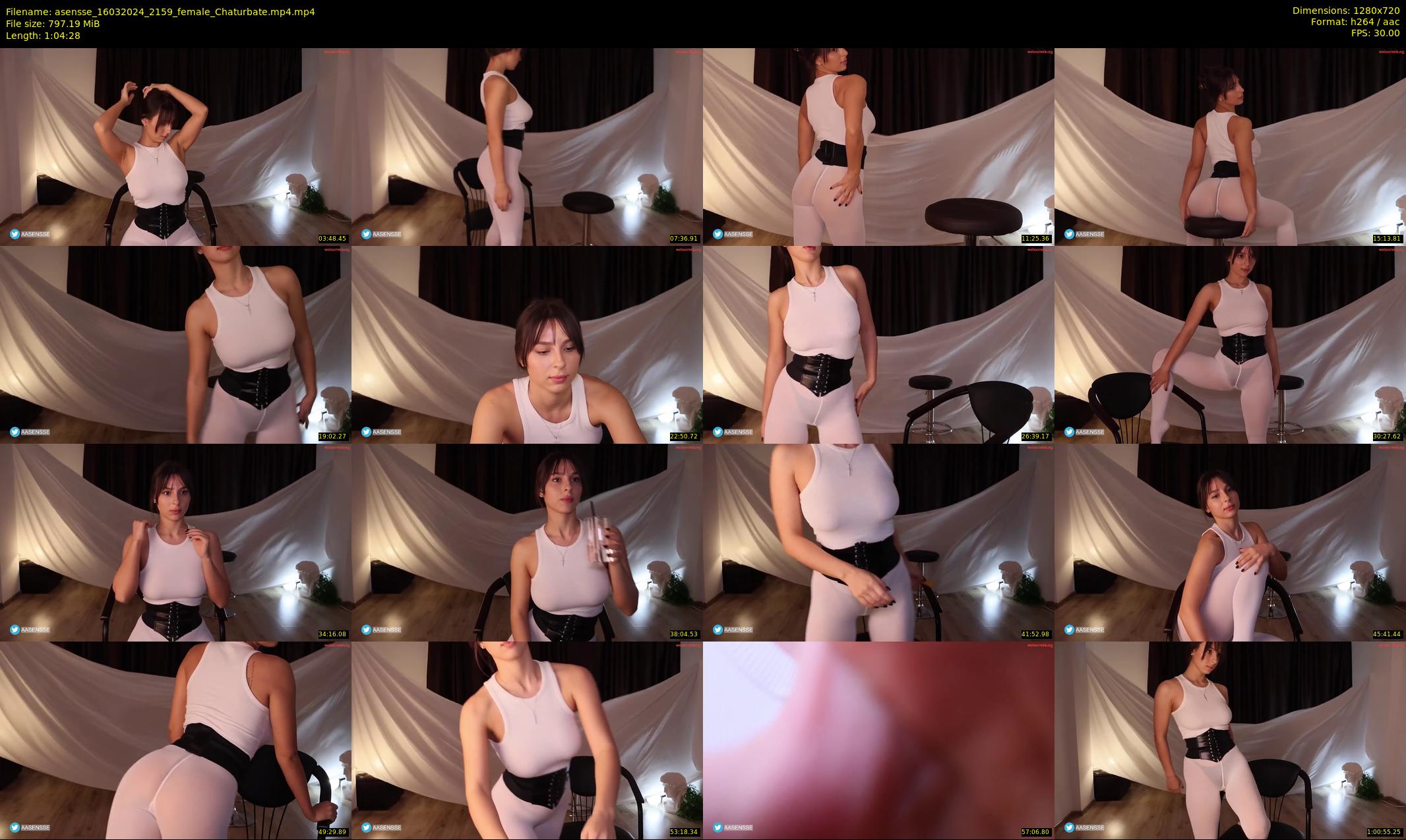 asensse — 65 minute Chaturbate female cam show recording, 720p, Mar 16, 2024