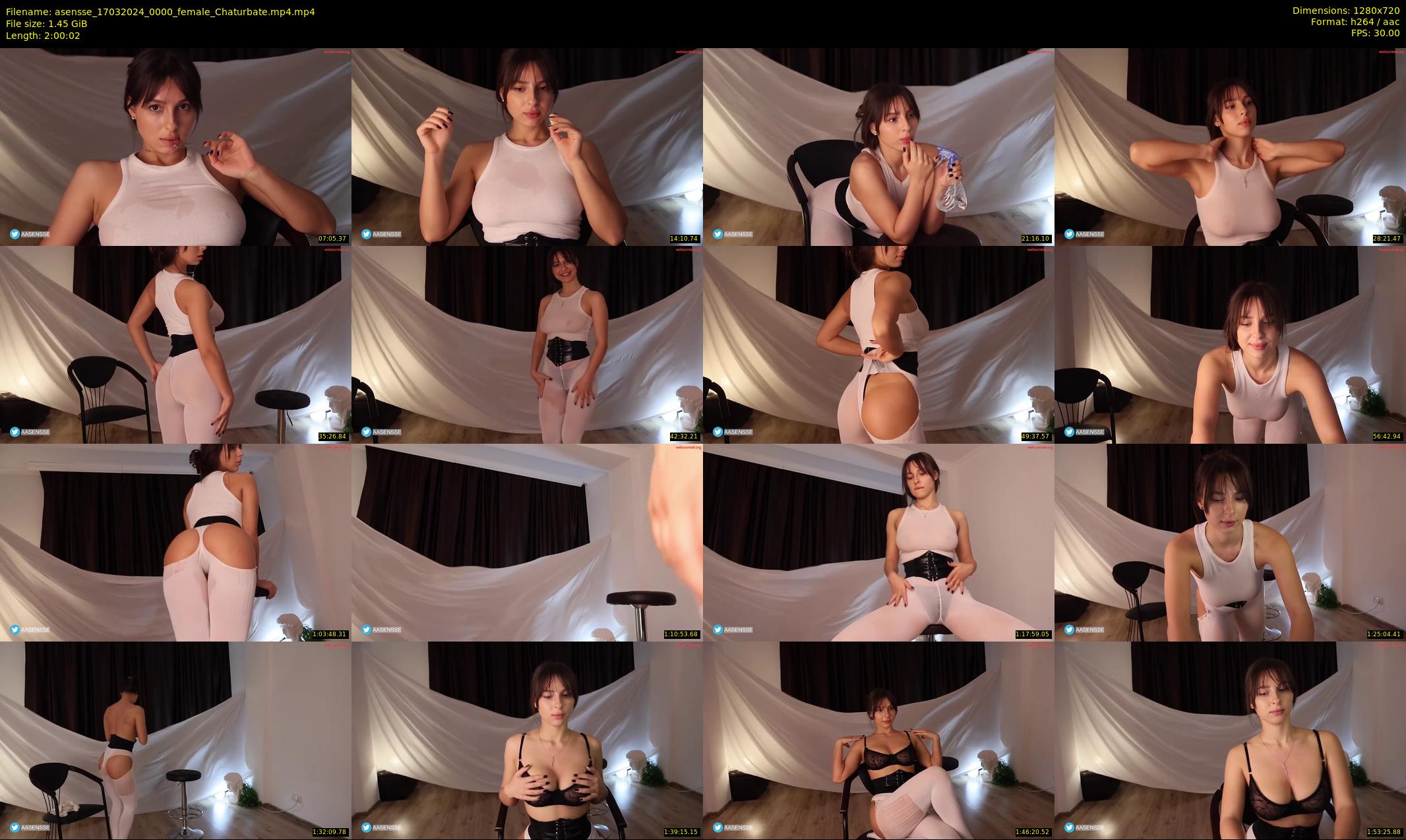 asensse — 121 minute Chaturbate female cam show recording, 720p, Mar 17, 2024