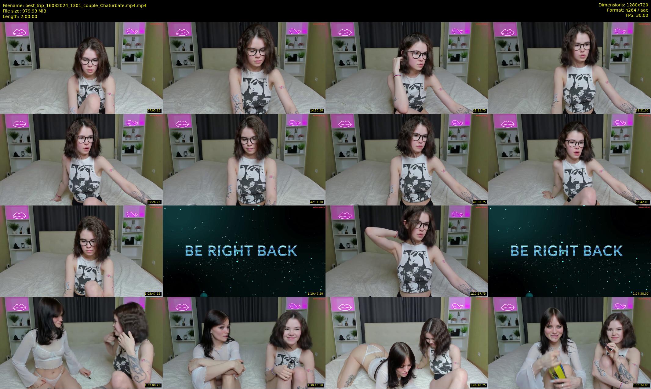 best_trip — 120 minute Chaturbate couple cam show recording, 720p, Mar 16, 2024