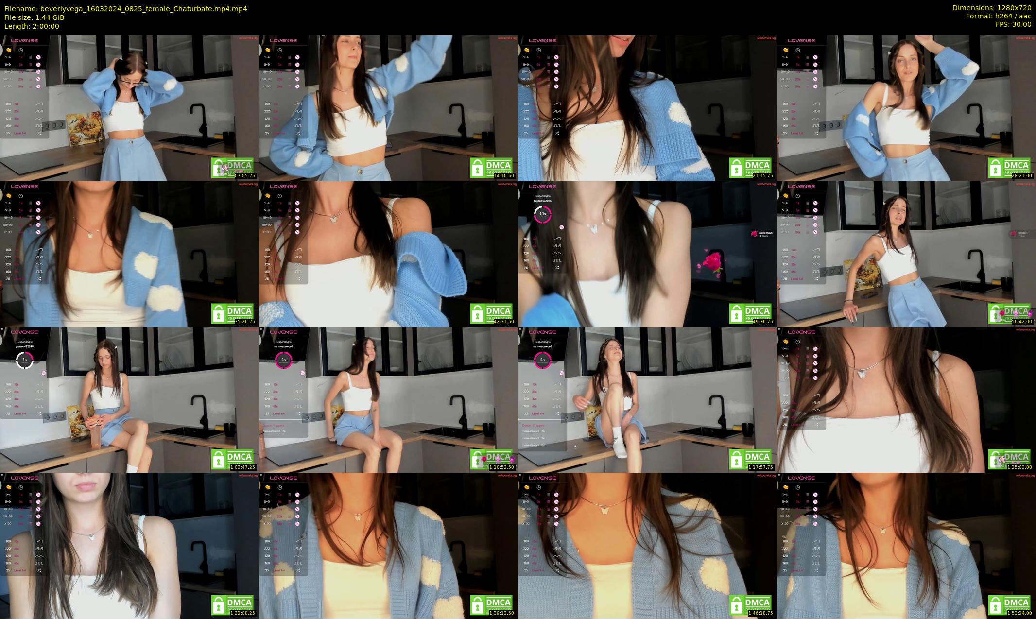 beverlyvega — 120 minute Chaturbate couple cam show recording, 720p, Mar 16, 2024