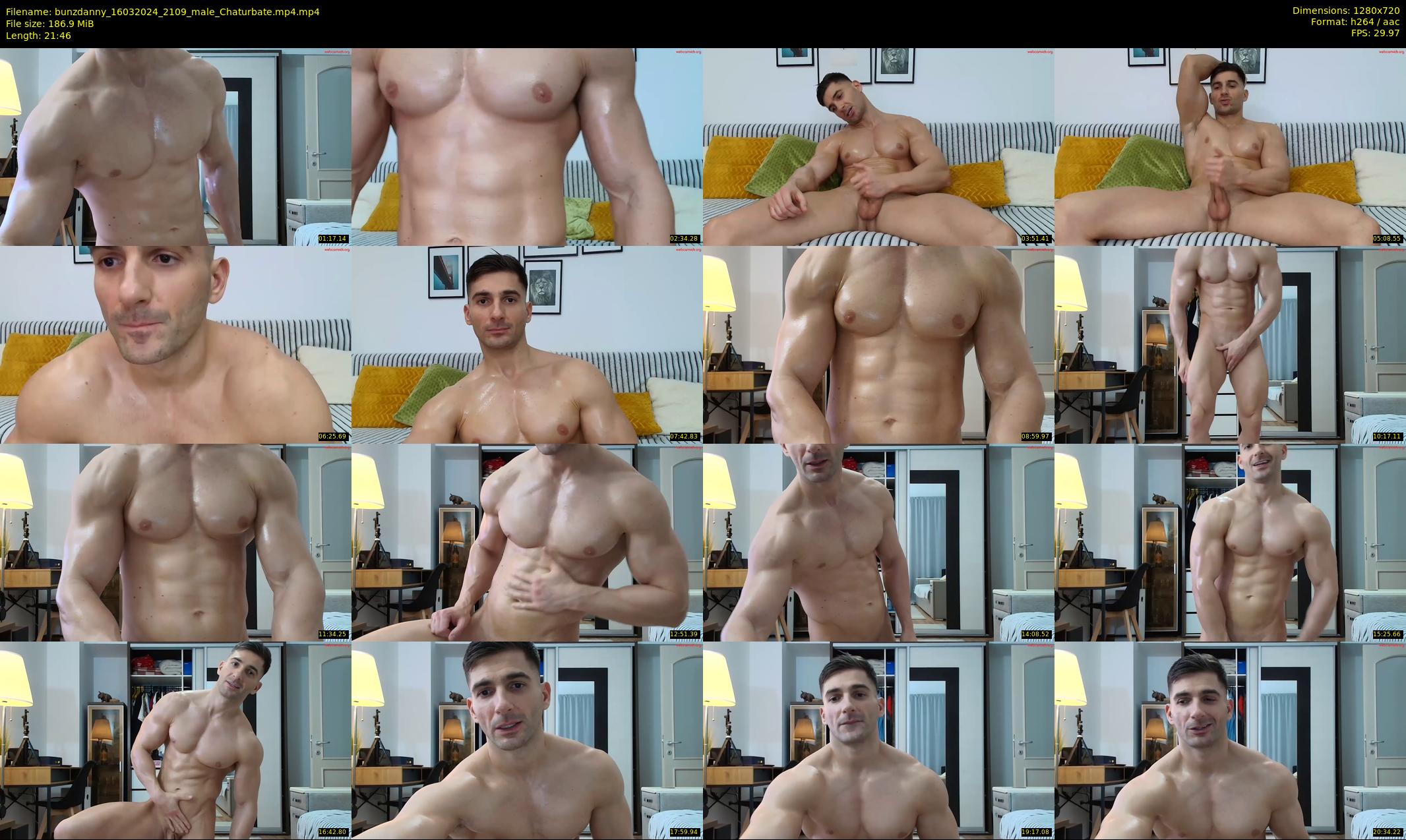 bunzdanny — 22 minute Chaturbate male cam show recording, 720p, Mar 16, 2024