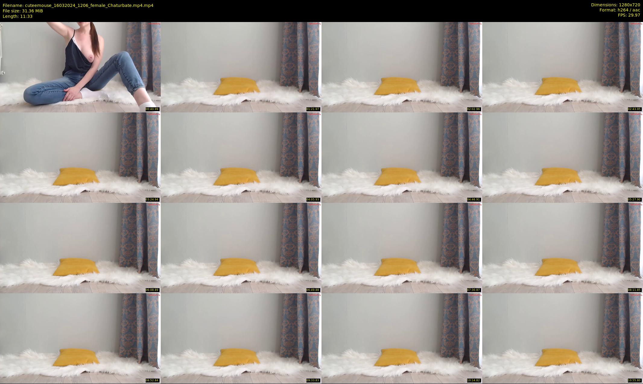 cuteemouse — 12 minute Chaturbate female cam show recording, 720p, Mar 16, 2024