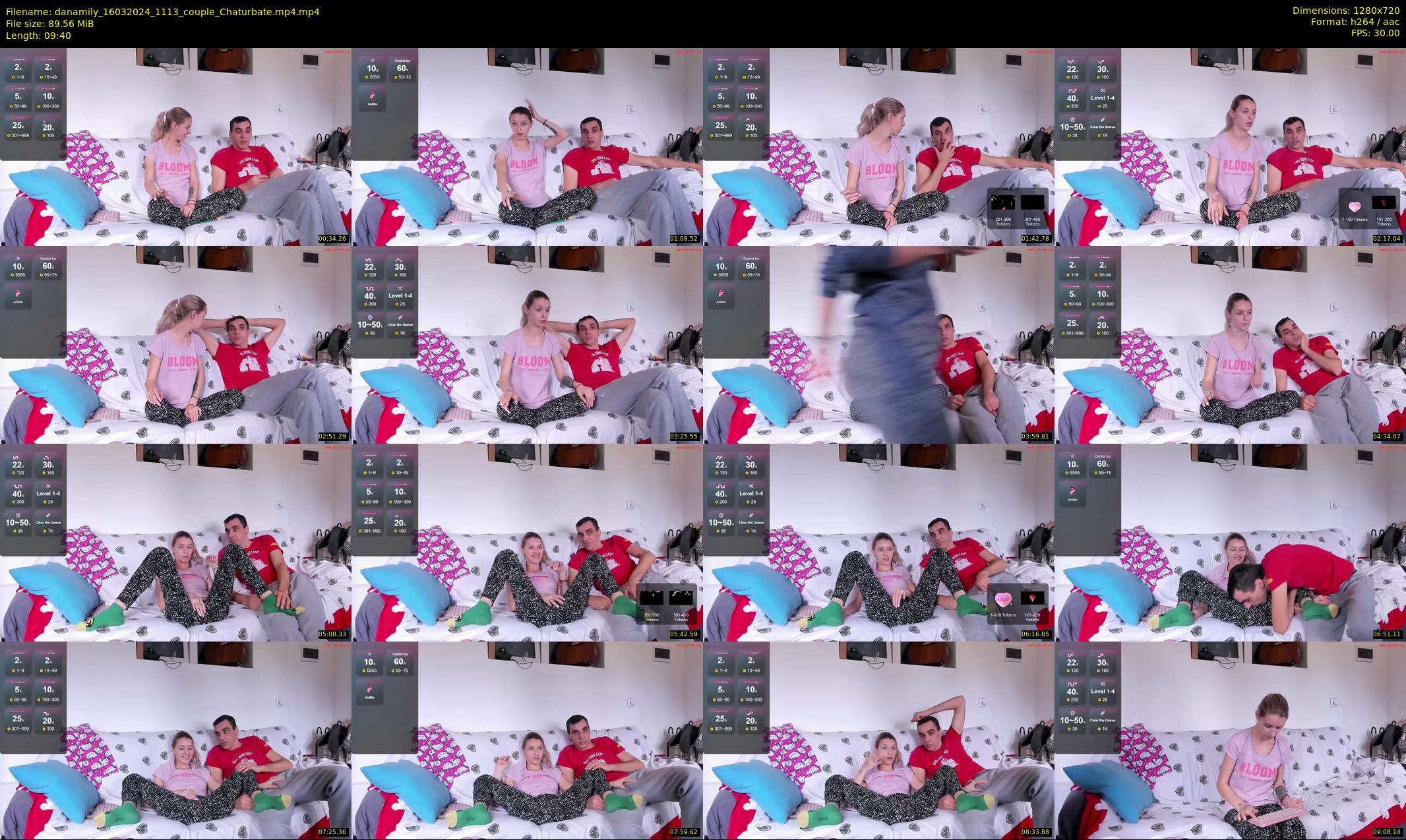 danamily — 10 minute Chaturbate female cam show recording, 720p, Mar 16, 2024