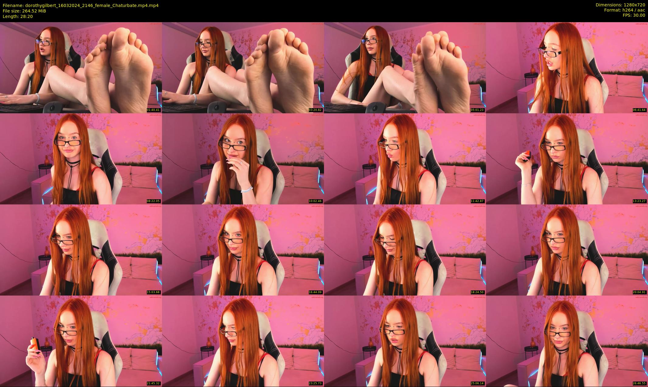 dorothygilbert — 29 minute Chaturbate female cam show recording, 720p, Mar 16, 2024