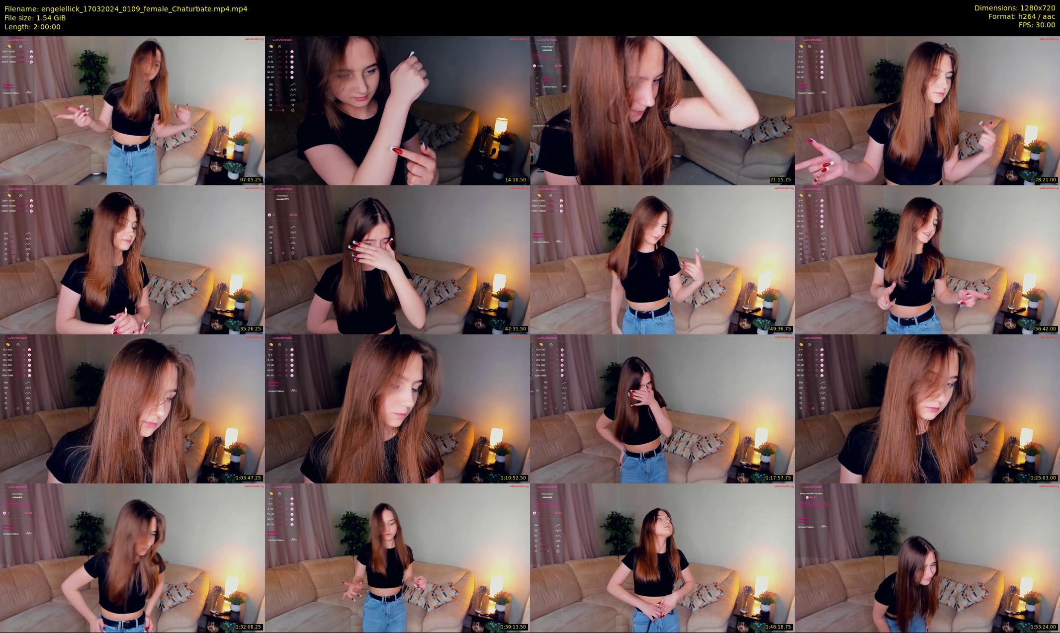 engelellick — 120 minute Chaturbate female cam show recording, 720p, Mar 17, 2024