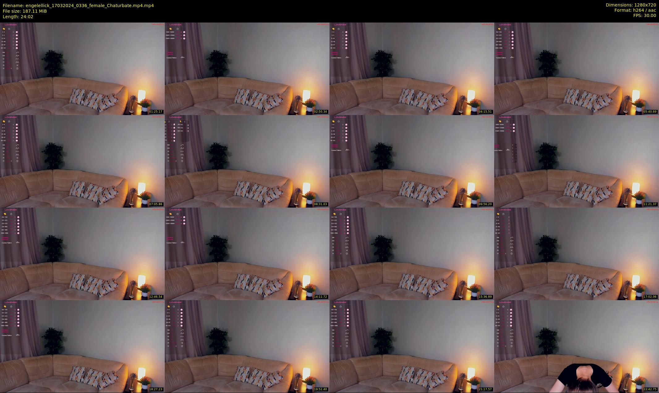 engelellick — 25 minute Chaturbate female cam show recording, 720p, Mar 17, 2024