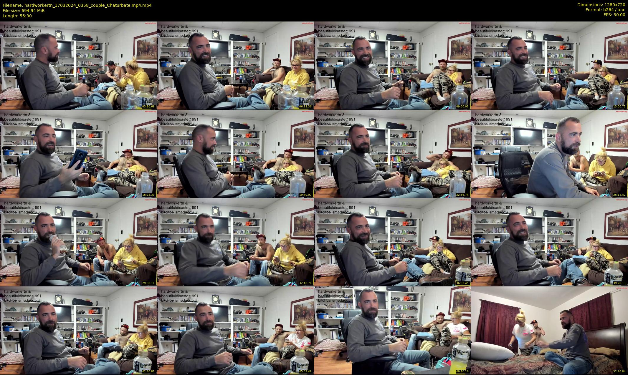 hardworkertn — 56 minute Chaturbate male cam show recording, 720p, Mar 17, 2024