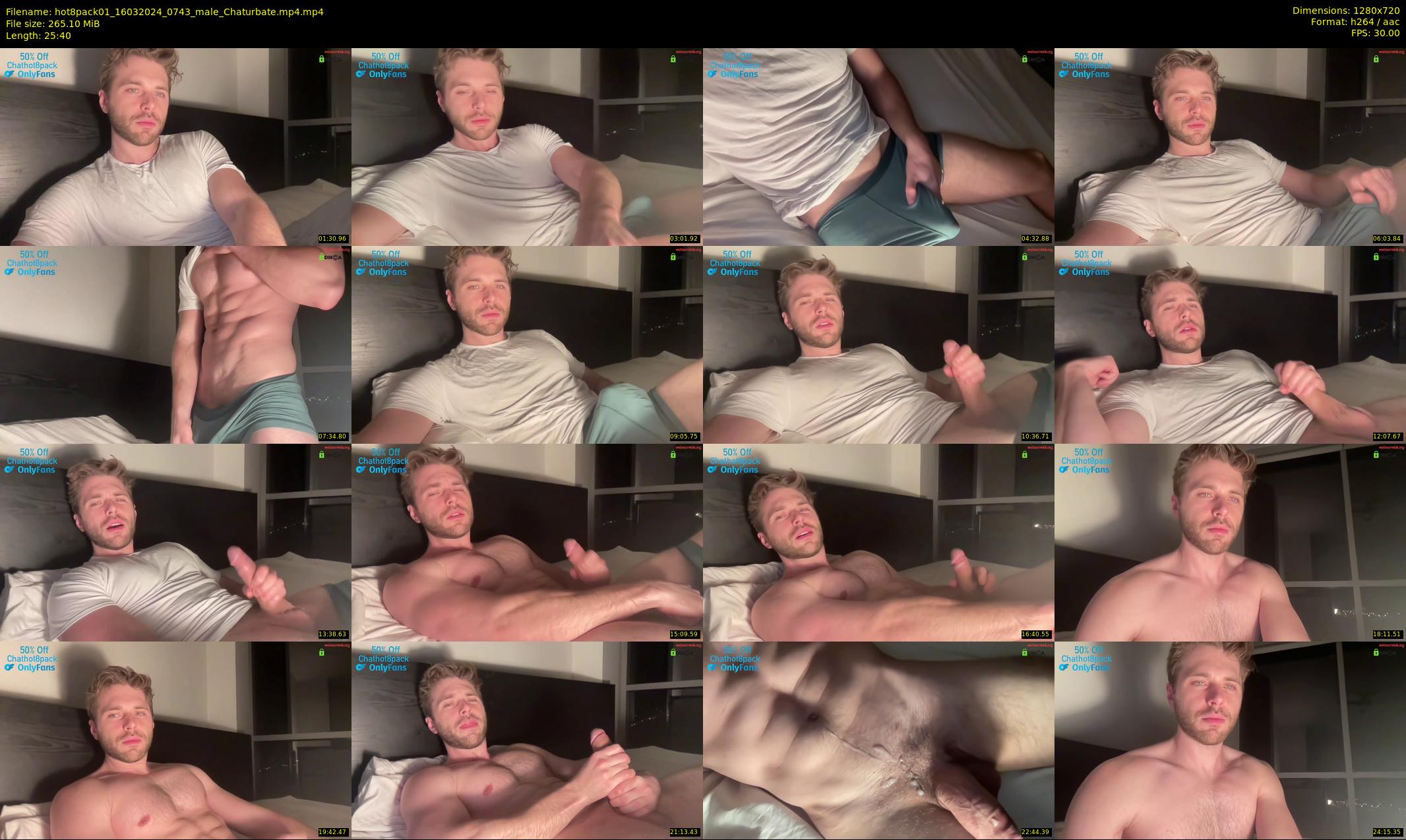 hot8pack01 — 26 minute Chaturbate male cam show recording, 720p, Mar 16, 2024