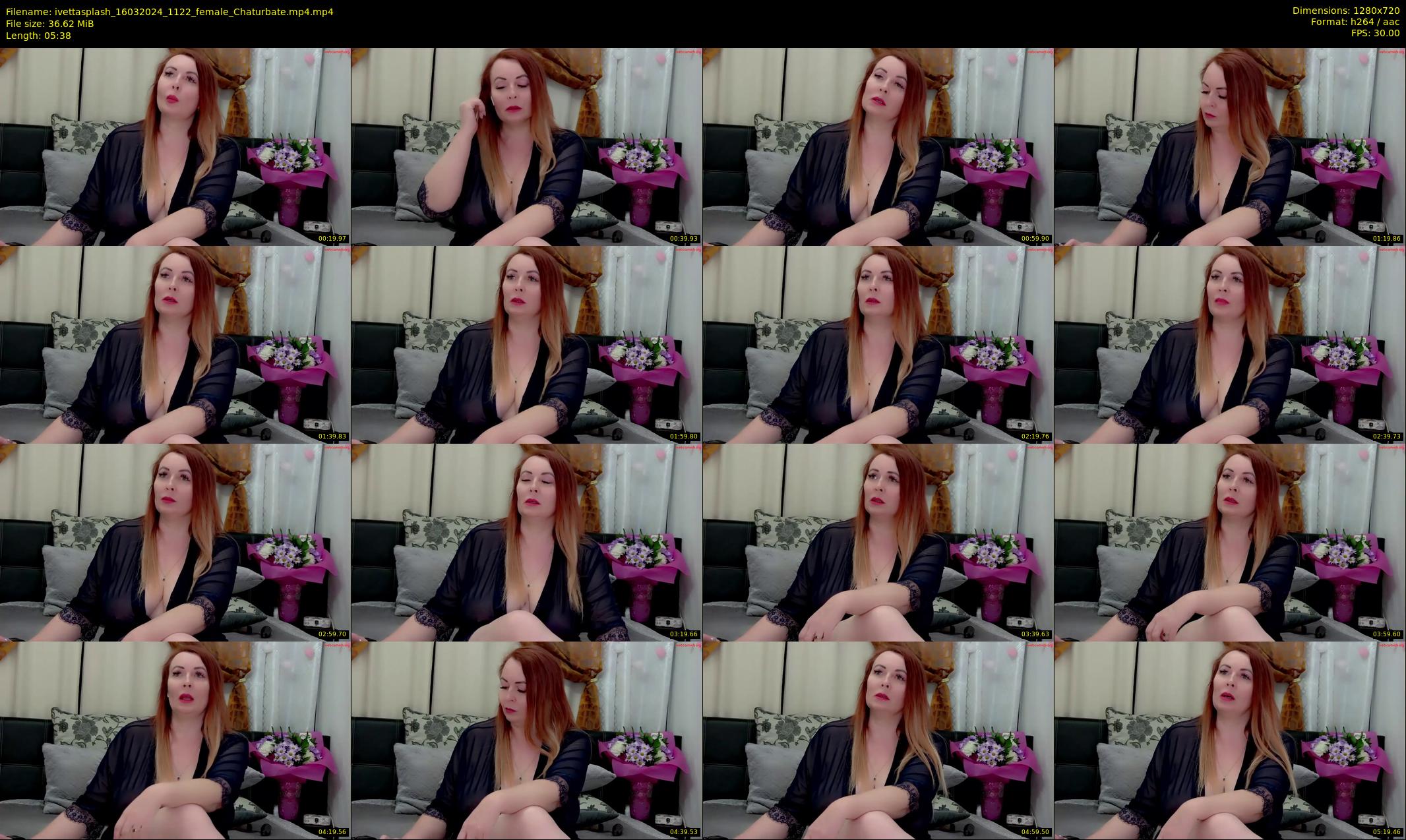 ivettasplash — 6 minute Chaturbate female cam show recording, 720p, Mar 16, 2024