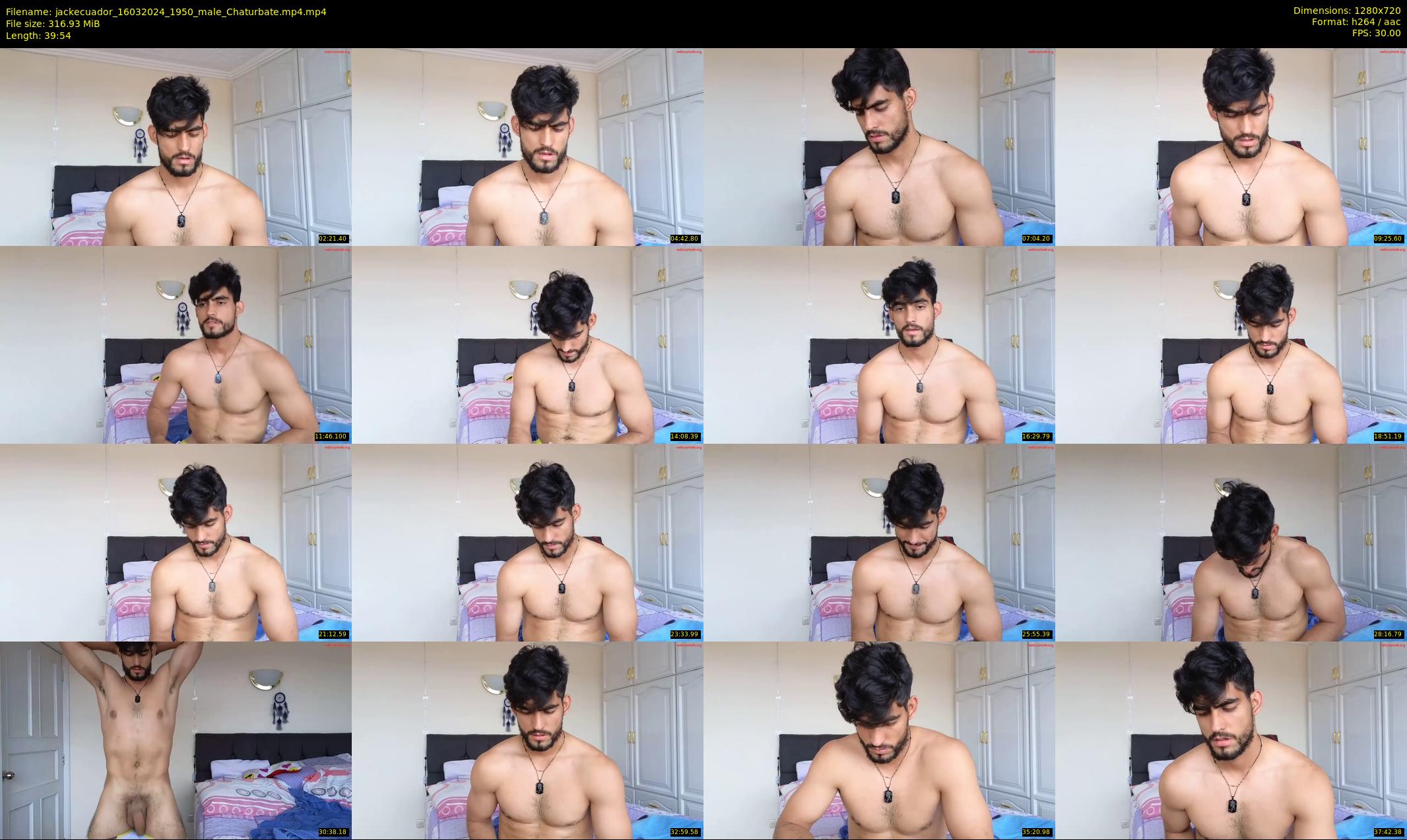 jackecuador — 40 minute Chaturbate male cam show recording, 720p, Mar 16, 2024