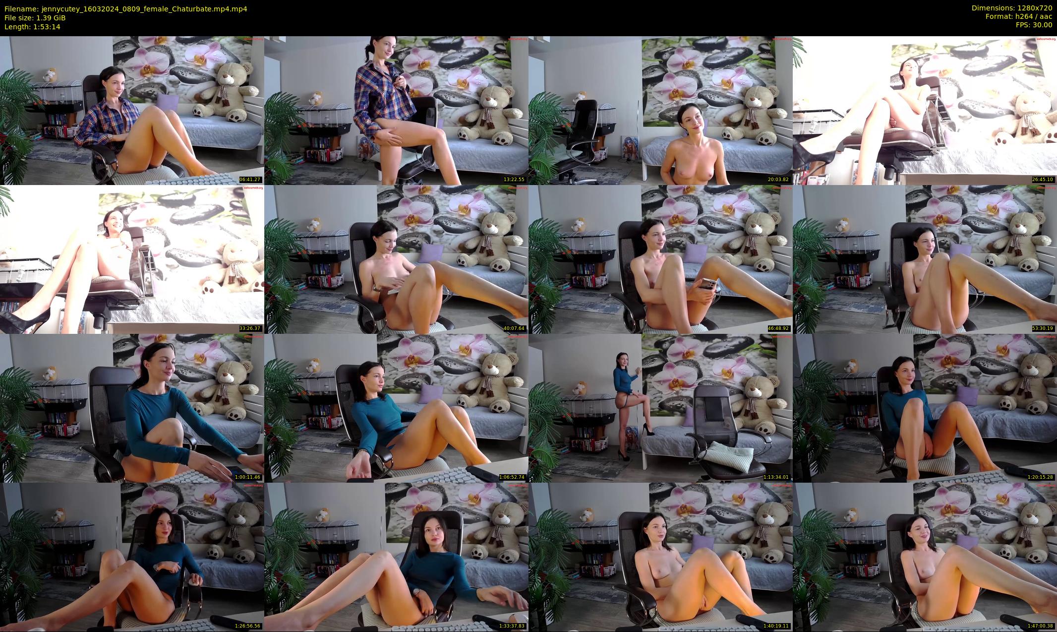 jennycutey — 114 minute Chaturbate female cam show recording, 720p, Mar 16, 2024