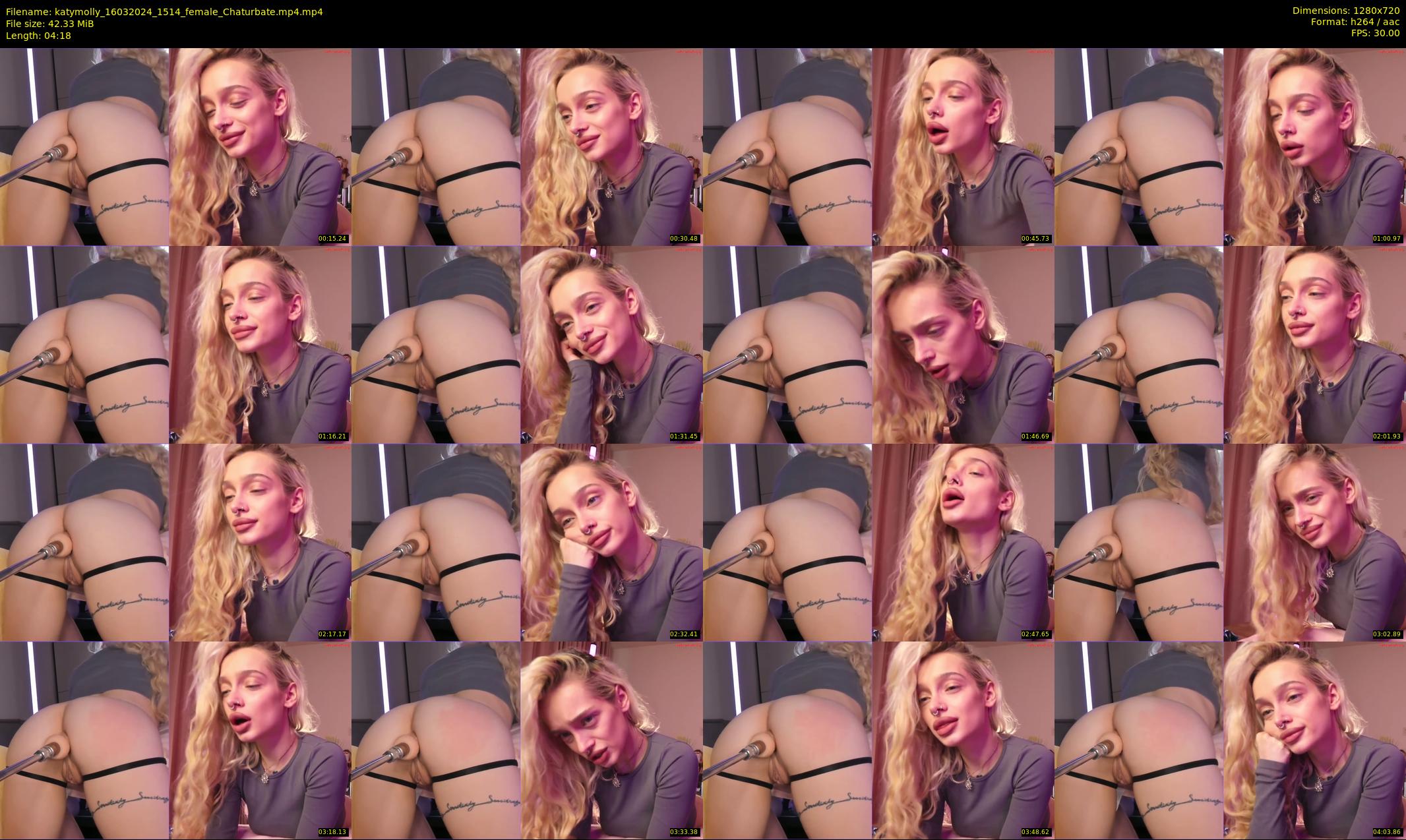 katymolly — 5 minute Chaturbate female cam show recording, 720p, Mar 16, 2024