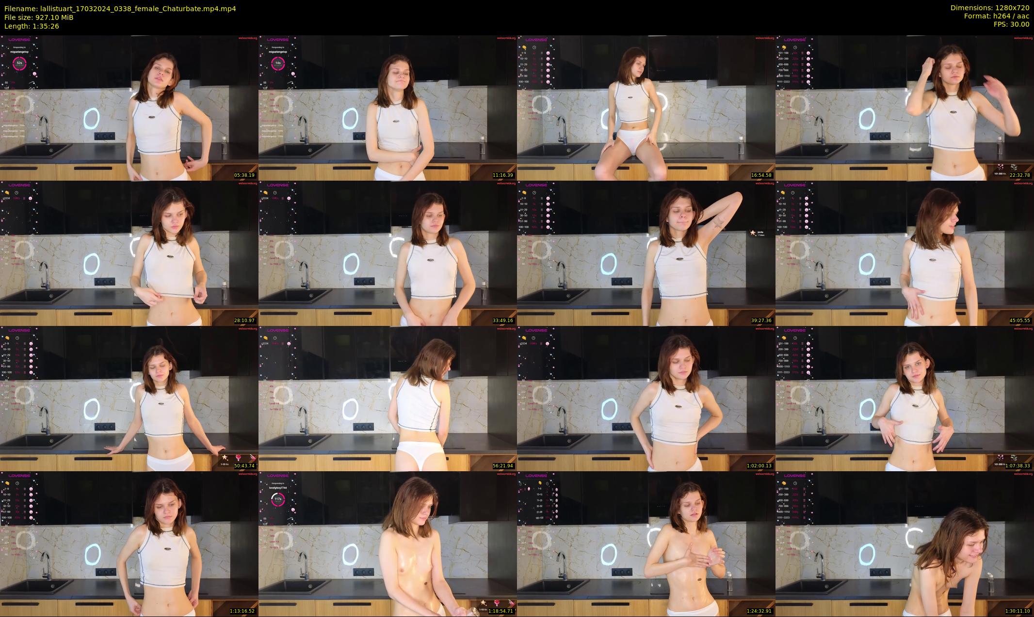 lallistuart — 96 minute Chaturbate female cam show recording, 720p, Mar 17, 2024