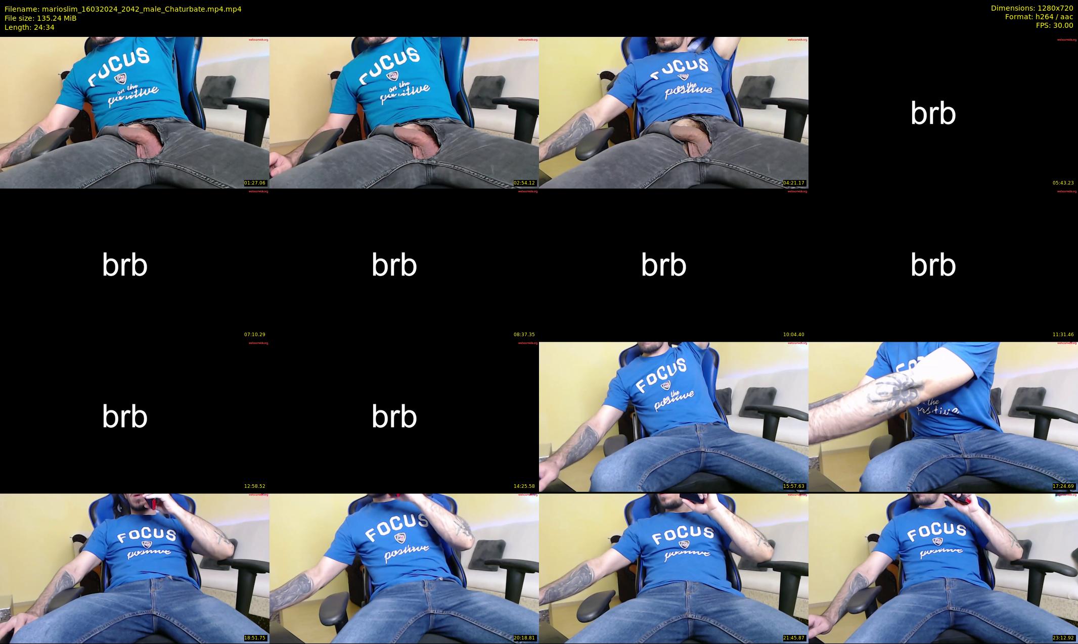 marioslim — 25 minute Chaturbate male cam show recording, 720p, Mar 16, 2024
