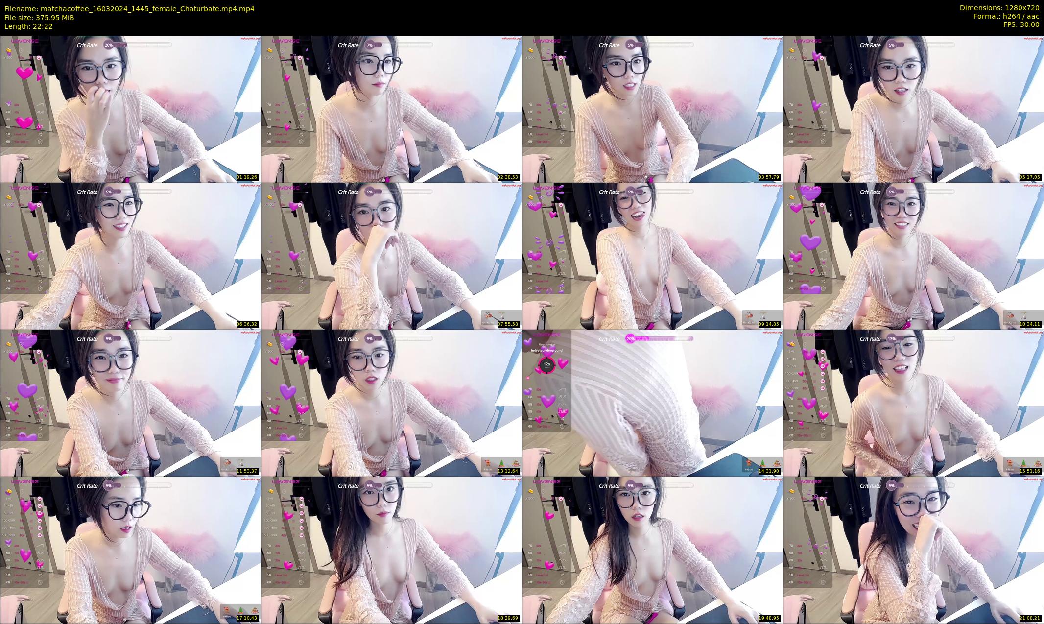 matchacoffee — 23 minute Chaturbate female cam show recording, 720p, Mar 16, 2024