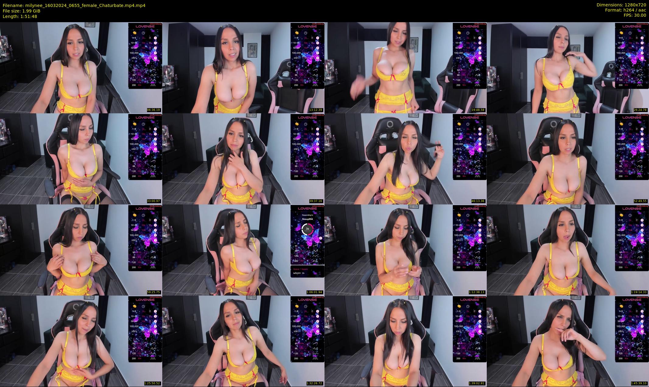 milynee — 112 minute Chaturbate female cam show recording, 720p, Mar 16, 2024