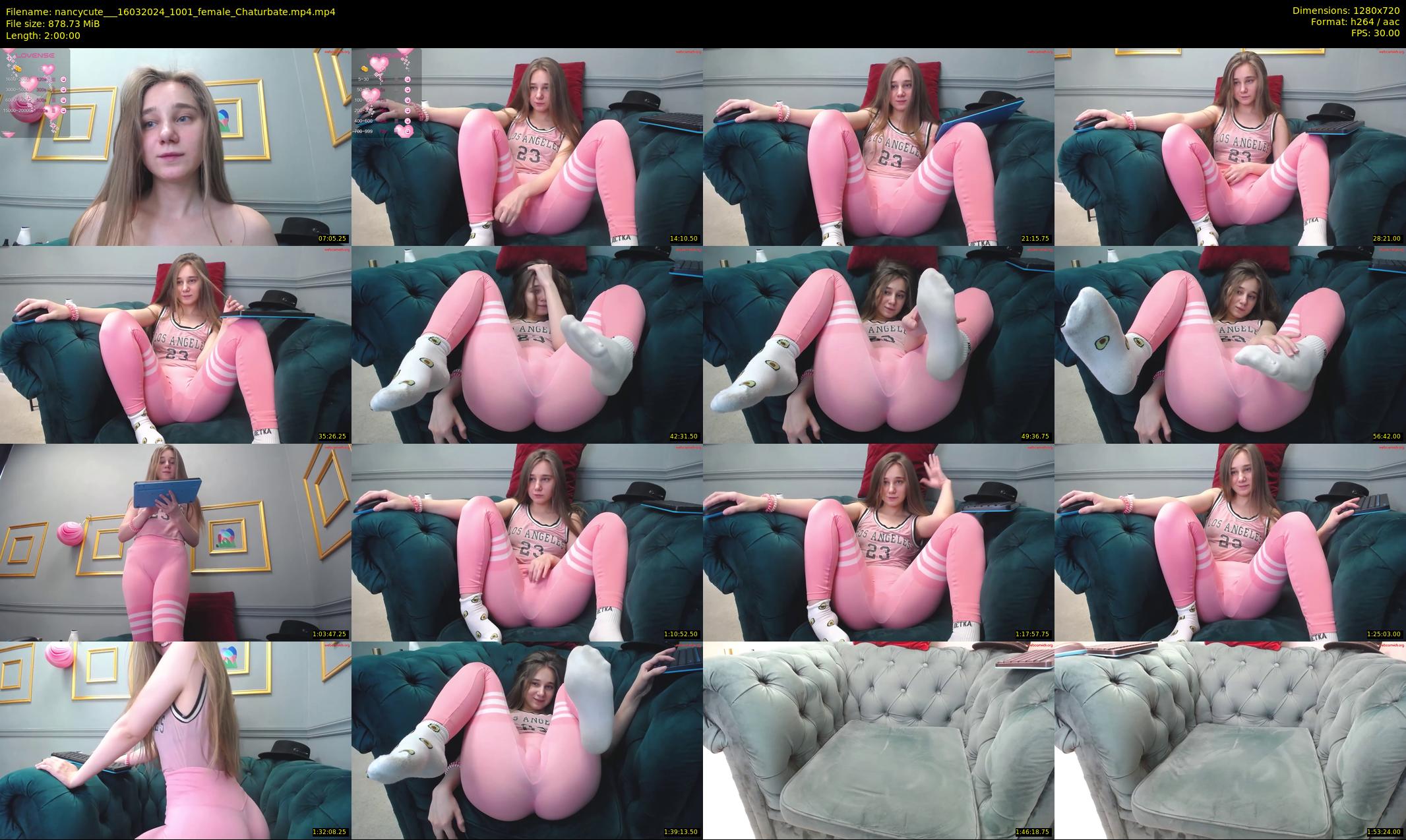 nancycute__ — 120 minute Chaturbate female cam show recording, 720p, Mar 16, 2024