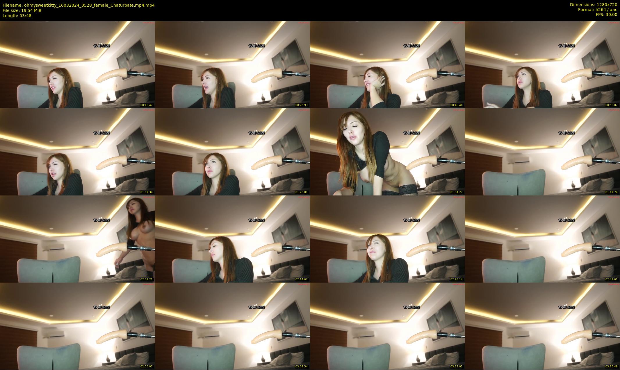 ohmysweetkitty — 4 minute Chaturbate female cam show recording, 720p, Mar 16, 2024
