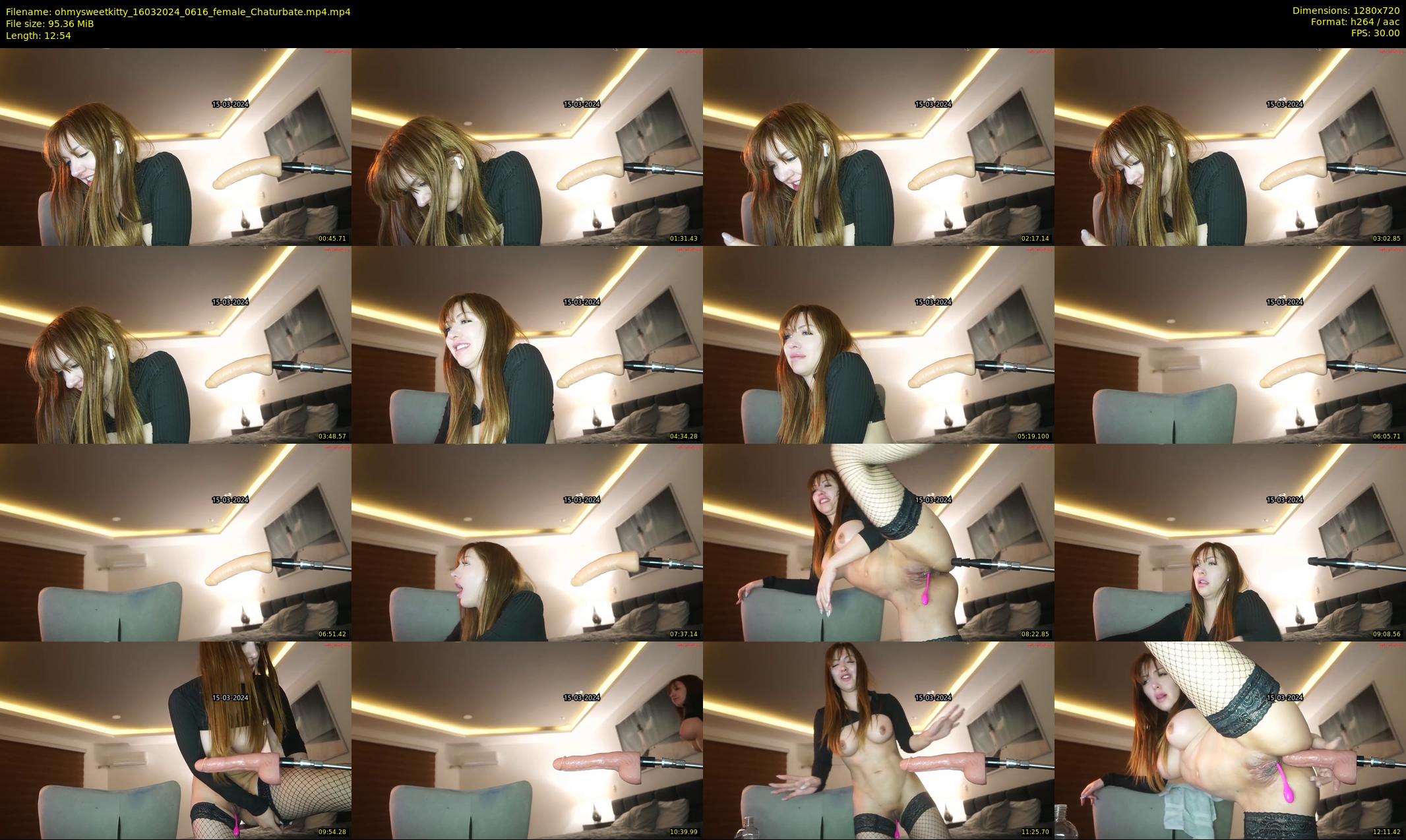 ohmysweetkitty — 13 minute Chaturbate female cam show recording, 720p, Mar 16, 2024