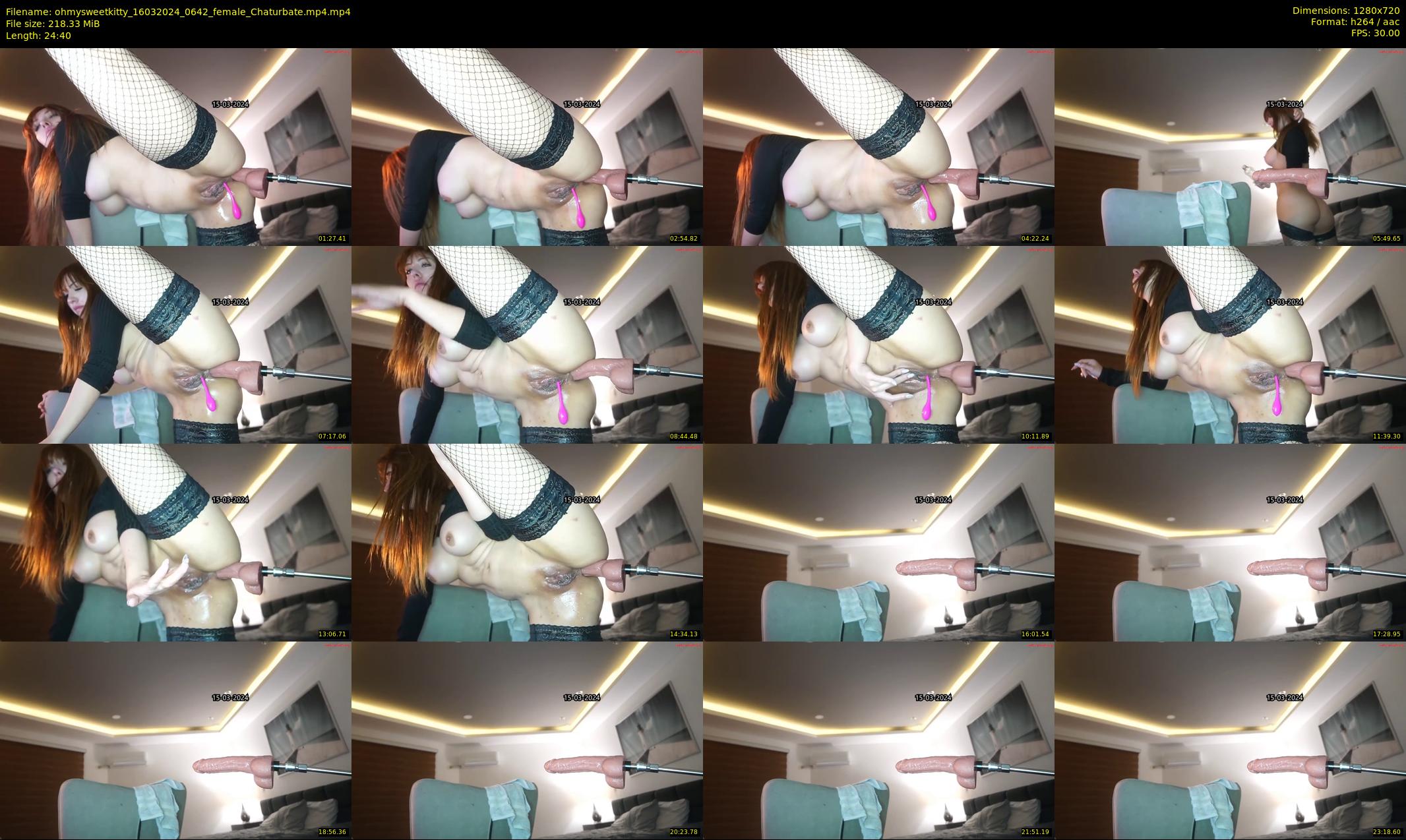 ohmysweetkitty — 25 minute Chaturbate female cam show recording, 720p, Mar 16, 2024
