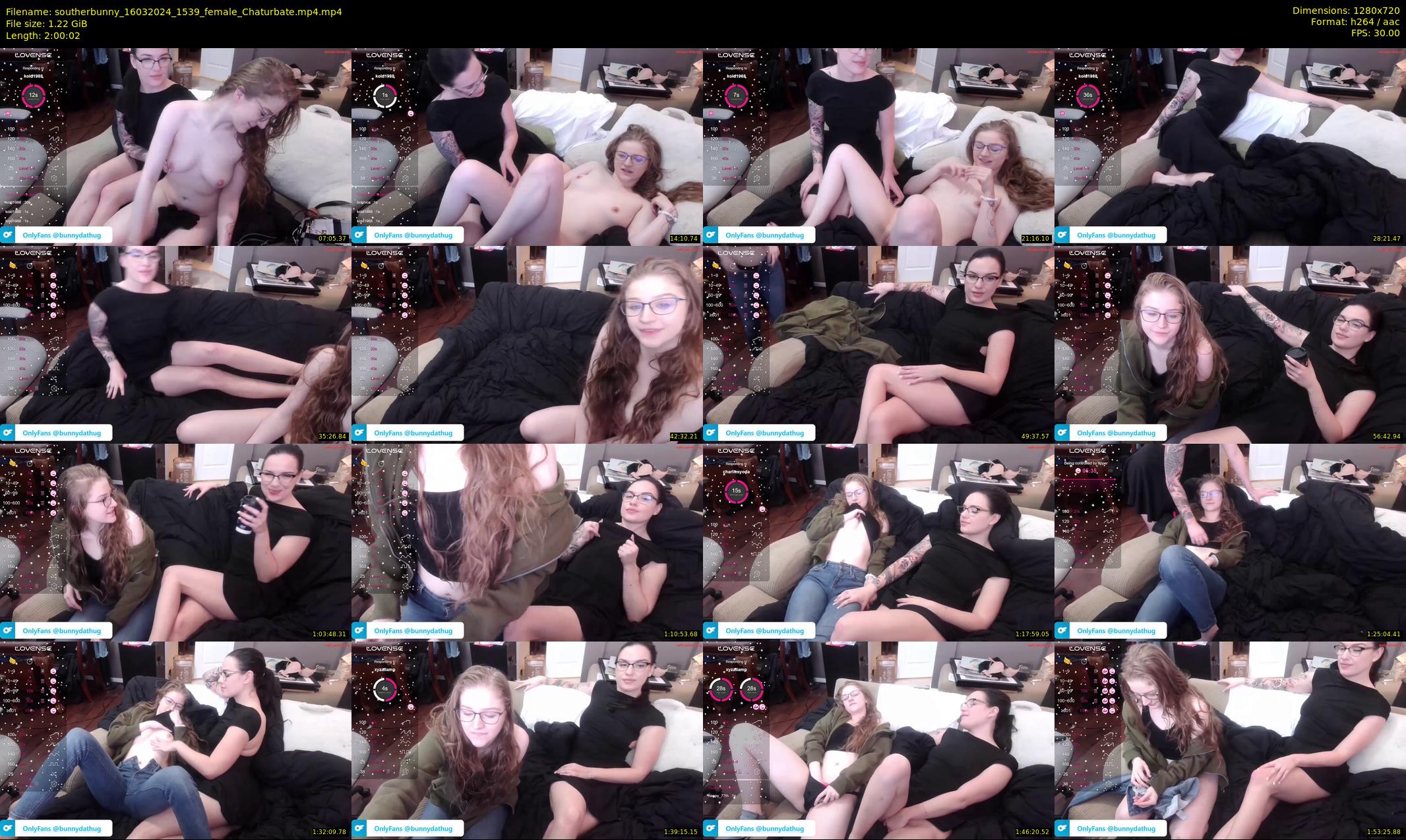 southerbunny — 121 minute Chaturbate female cam show recording, 720p, Mar 16, 2024