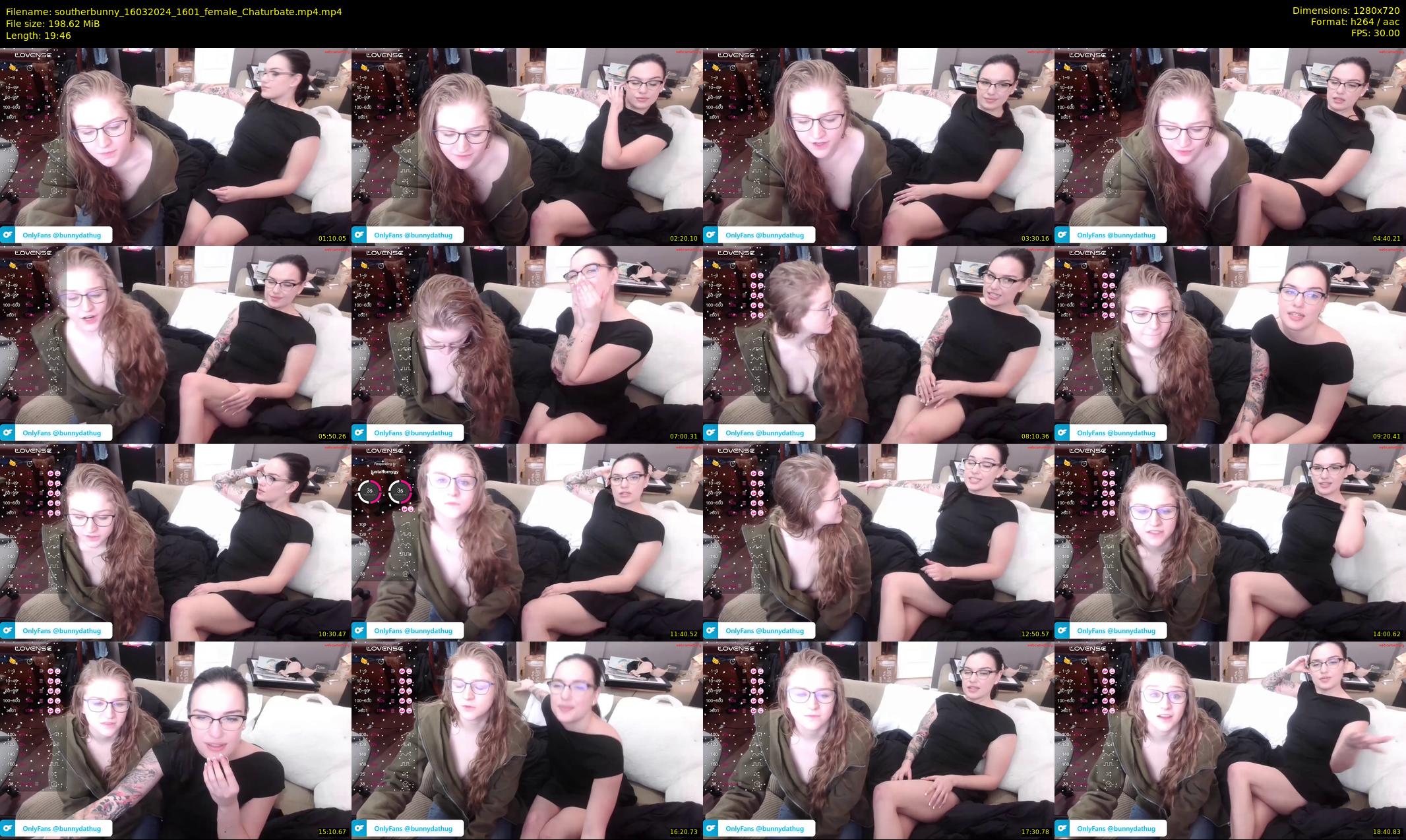 southerbunny — 20 minute Chaturbate female cam show recording, 720p, Mar 16, 2024