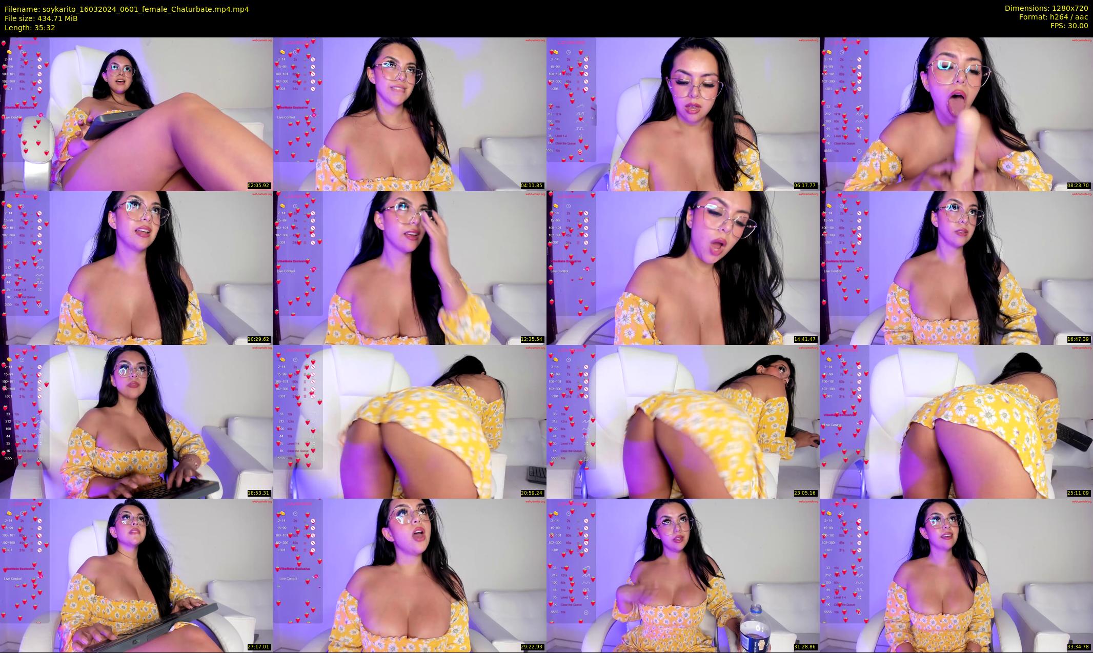 soykarito — 36 minute Chaturbate female cam show recording, 720p, Mar 16, 2024