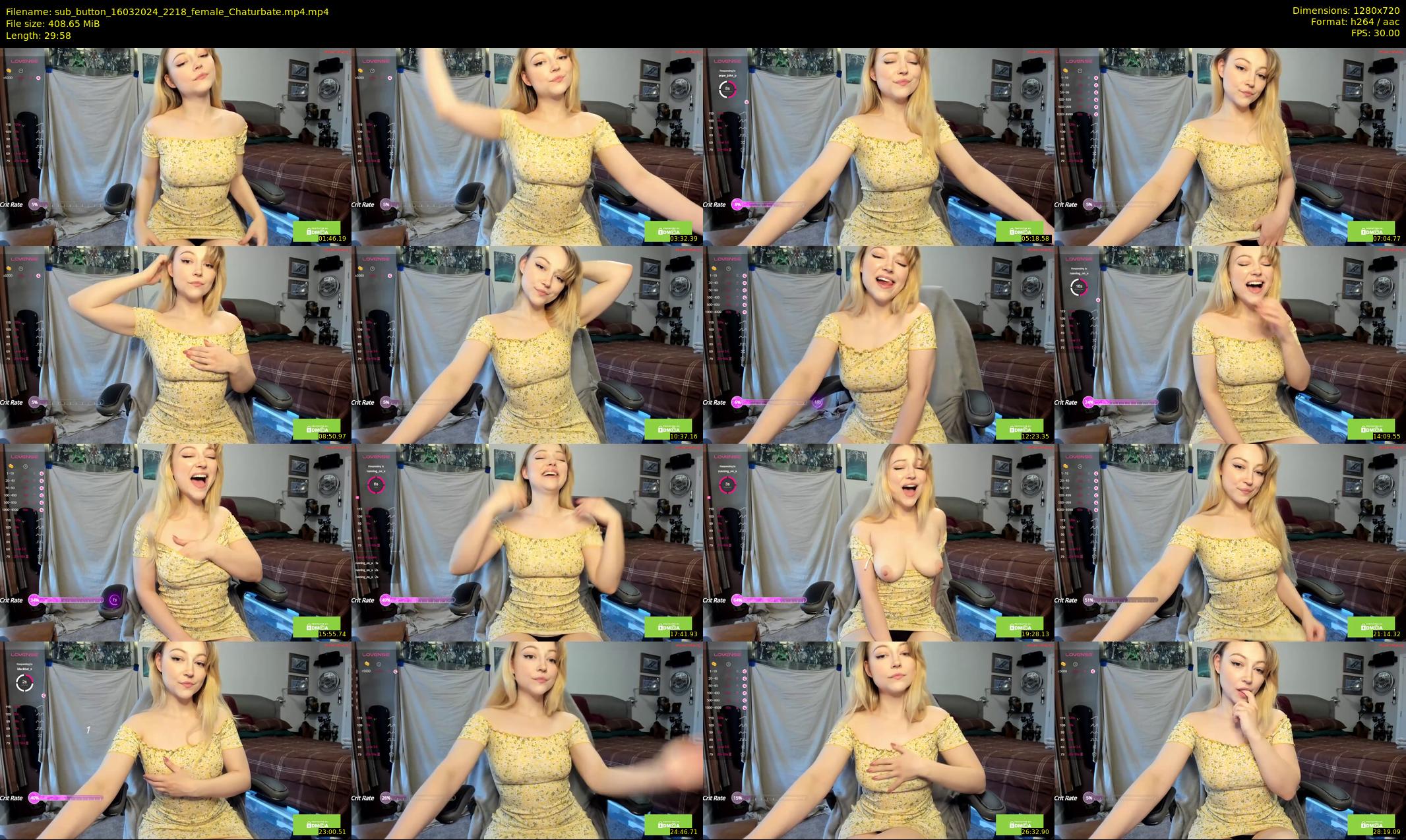 sub_button — 30 minute Chaturbate female cam show recording, 720p, Mar 16, 2024
