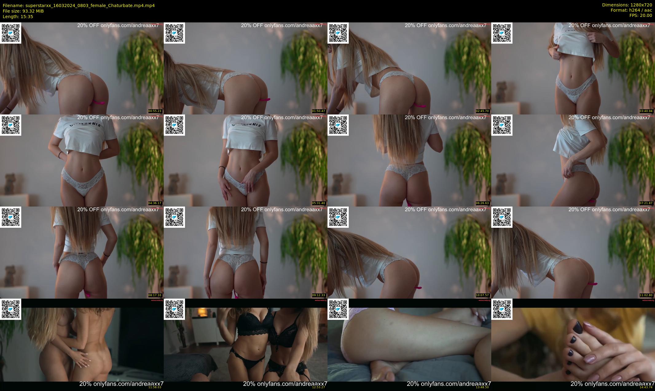superstarxx — 16 minute Chaturbate female cam show recording, 720p, Mar 16, 2024