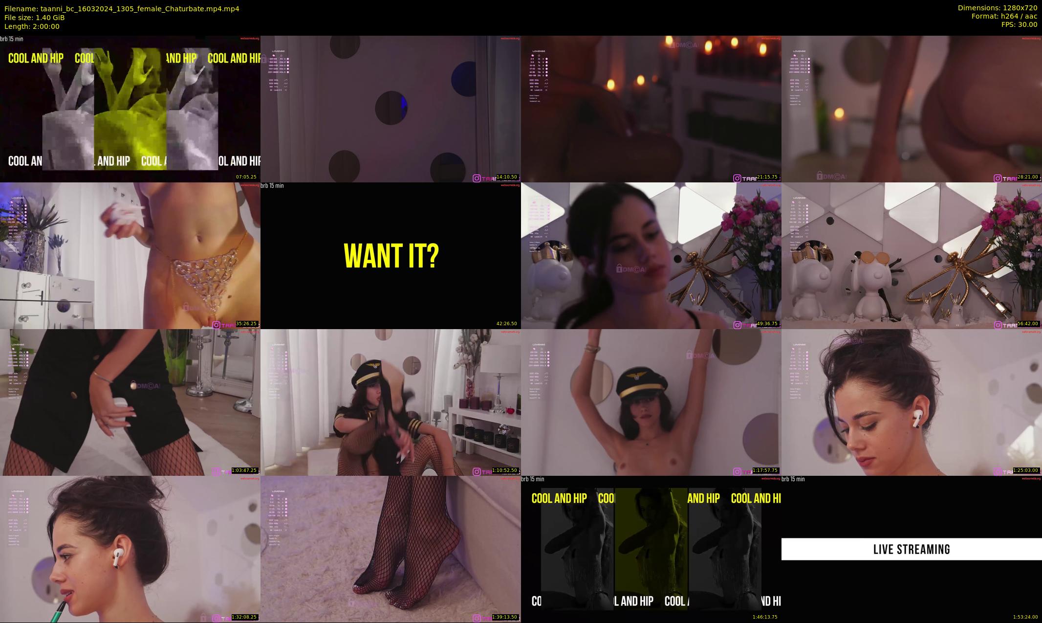 taanni_bc — 120 minute Chaturbate female cam show recording, 720p, Mar 16, 2024