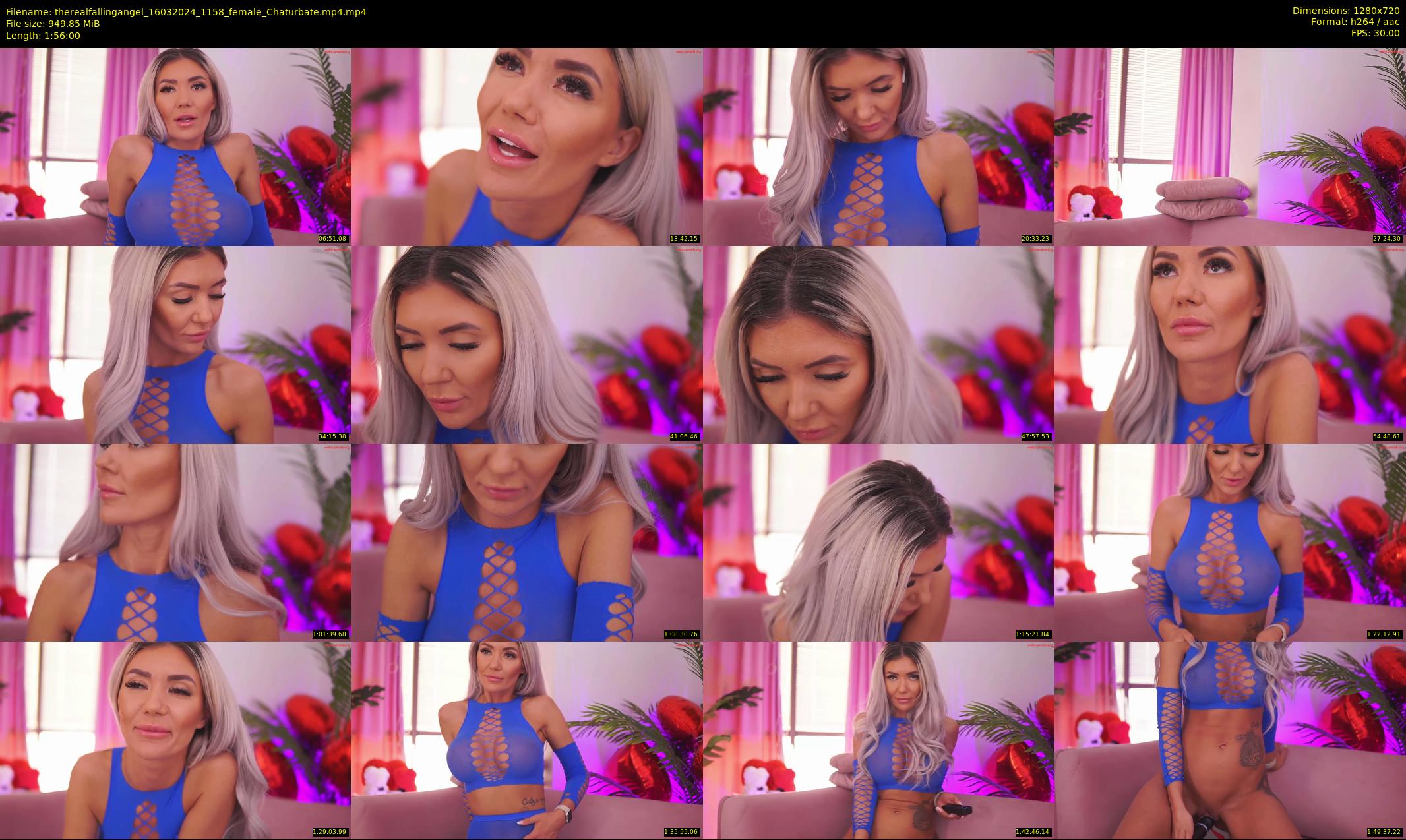 therealfallingangel — 116 minute Chaturbate female cam show recording, 720p, Mar 16, 2024